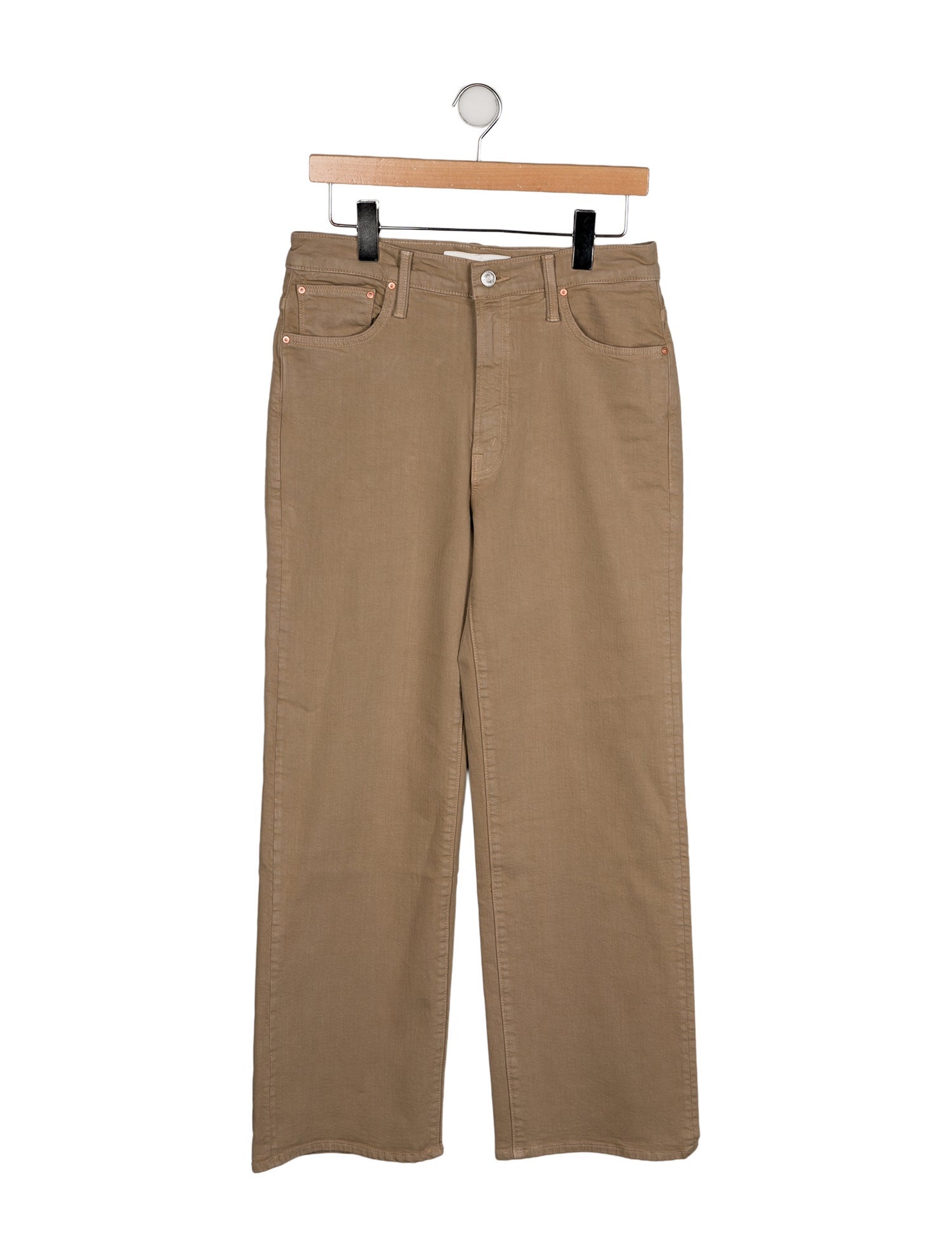 Mother High-Rise Wide Leg Jeans
