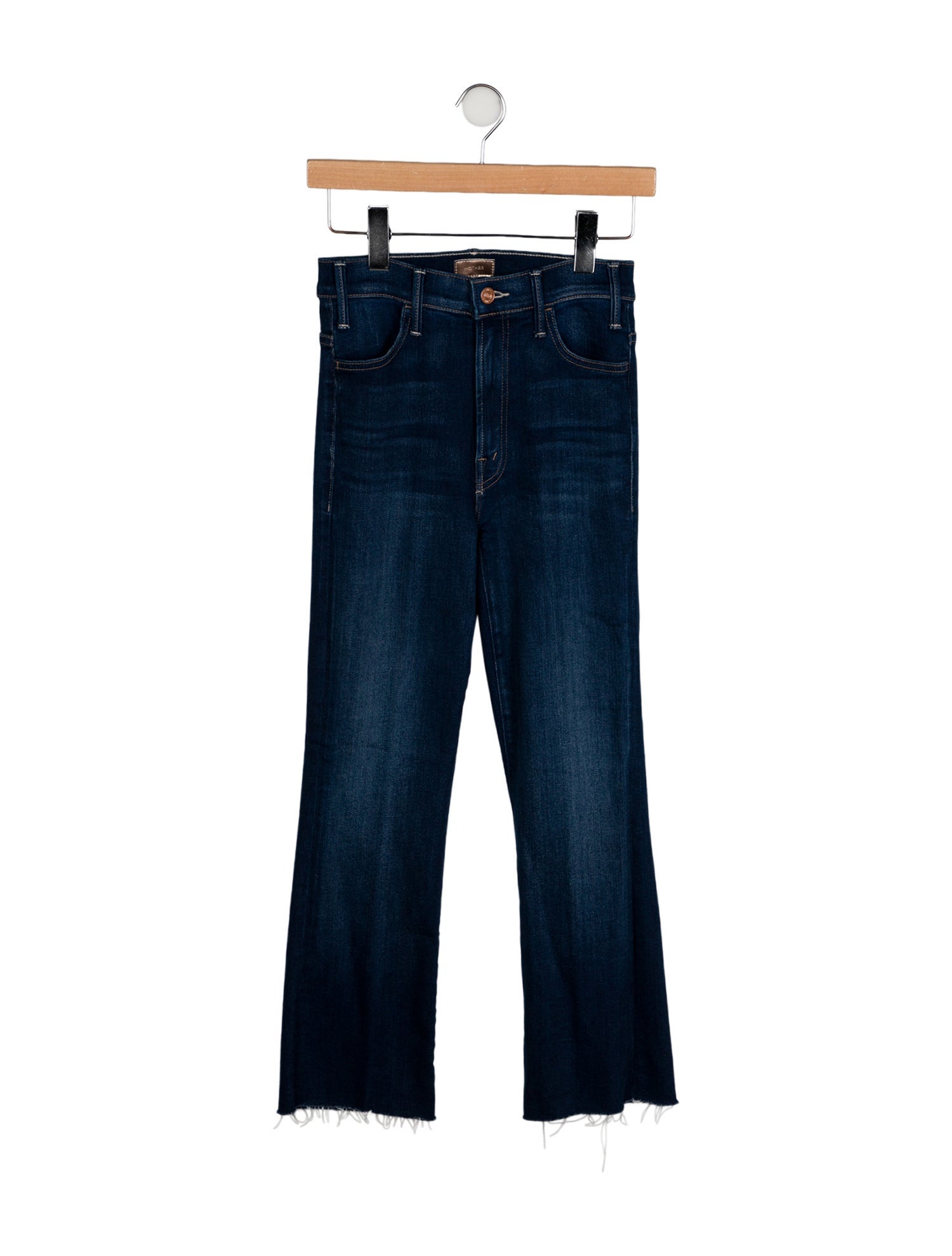 Mother Mid-Rise Straight Leg Jeans