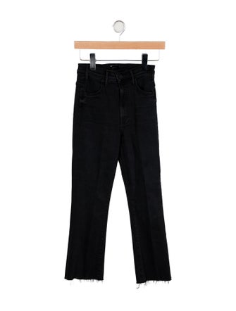 Mother Mid-Rise Straight Leg Jeans