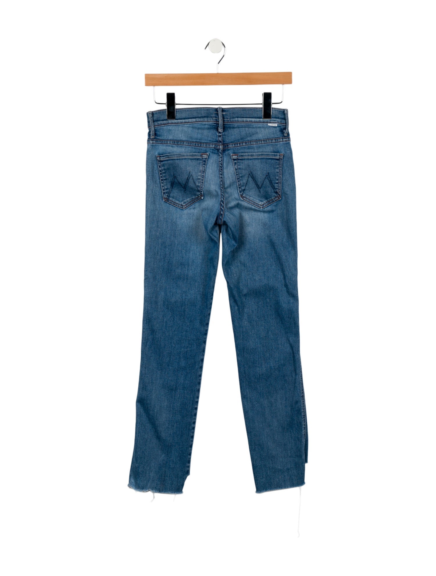 Mother Mid-Rise Straight Leg Jeans