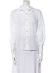 Mother Three-Quarter Sleeve Button-Up Top