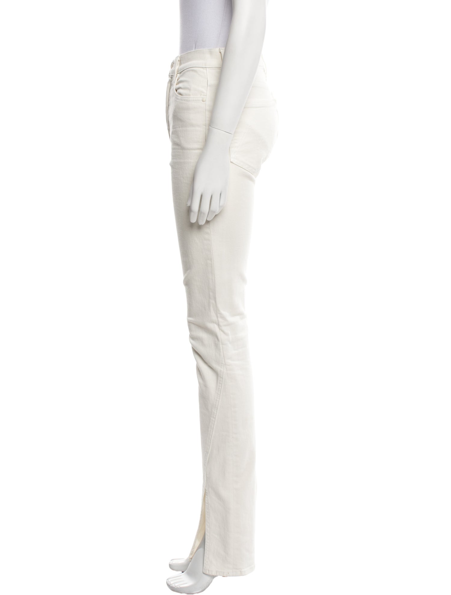 Mother Mid-Rise Straight Leg Jeans