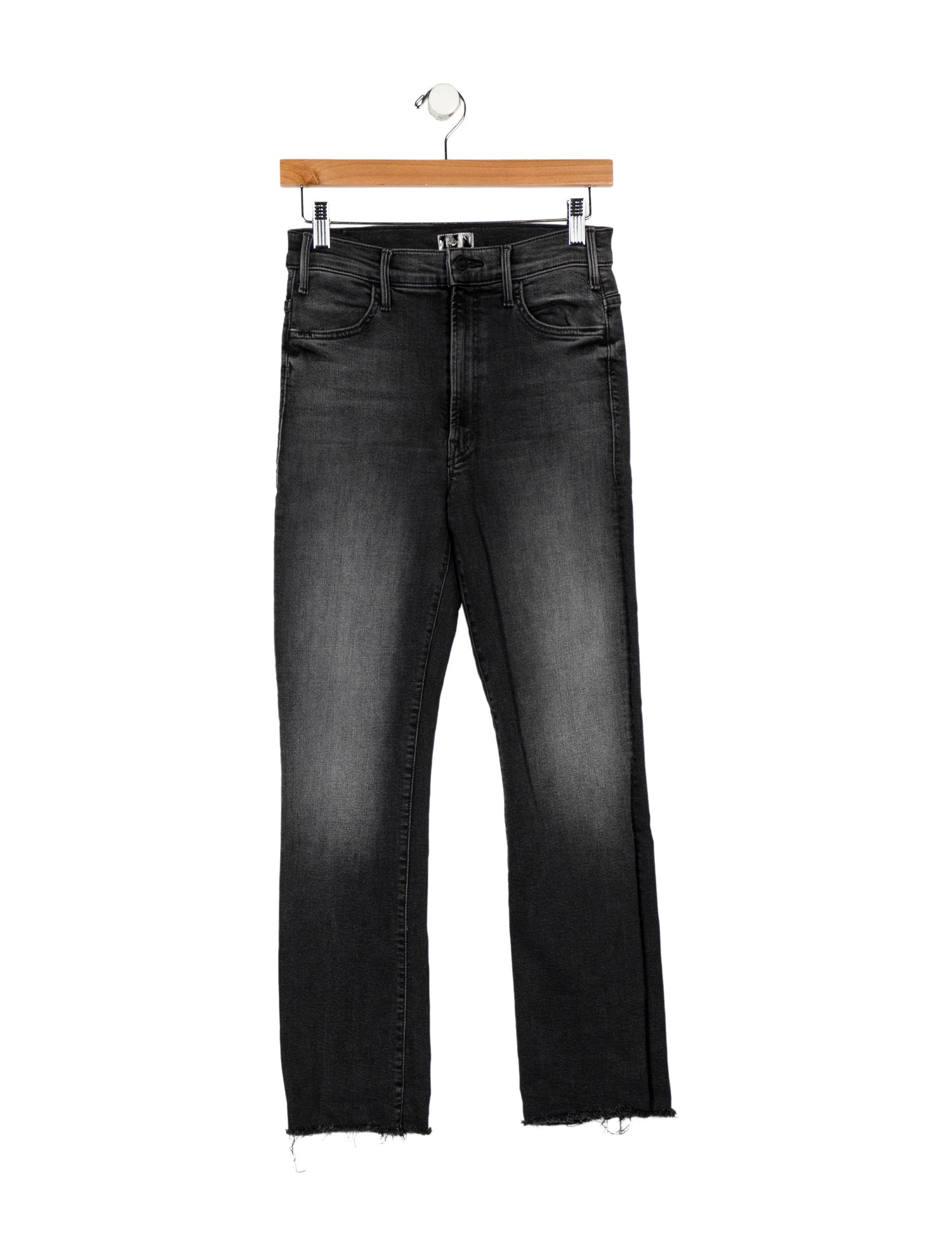 Mother Mid-Rise Straight Leg Jeans