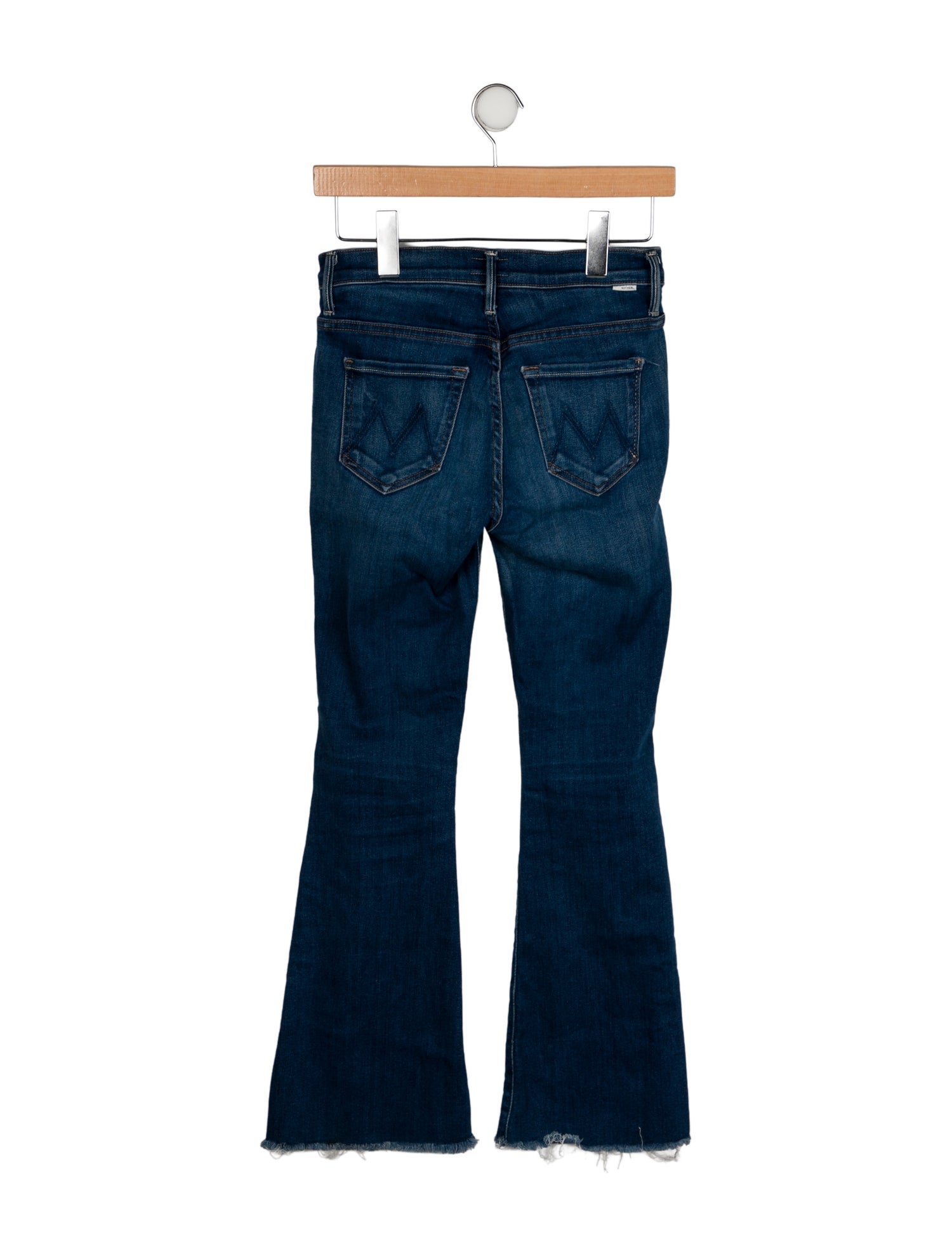 Mother Mid-Rise Wide Leg Jeans