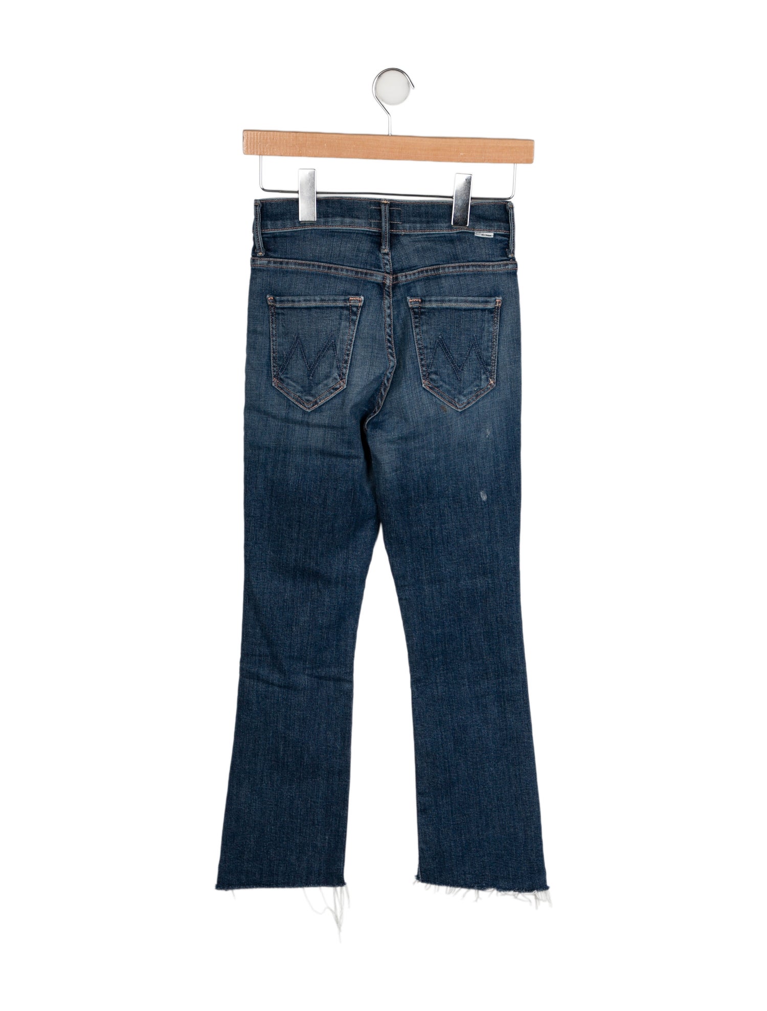 Mother Mid-Rise Straight Leg Jeans