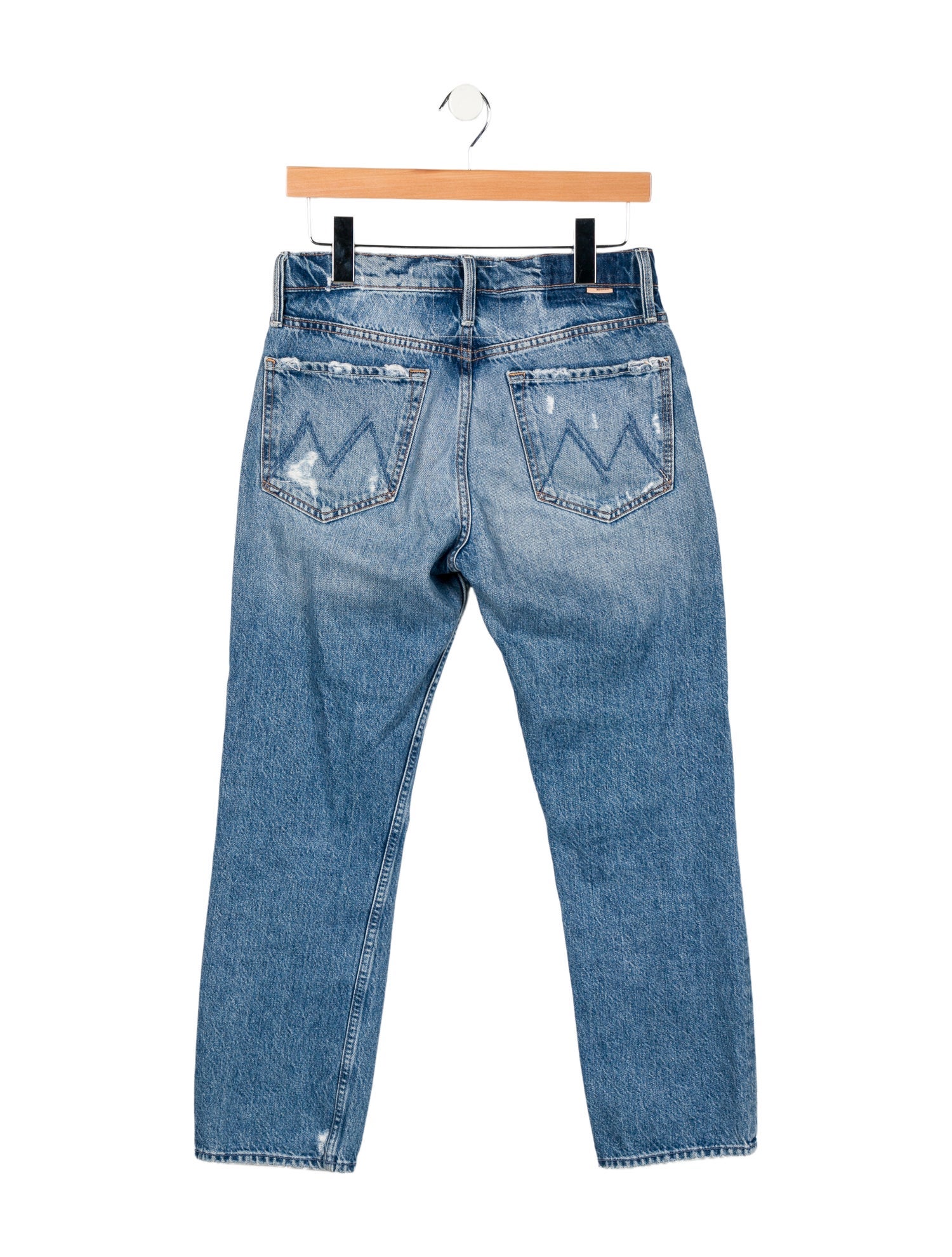Mother High-Rise Straight Leg Jeans