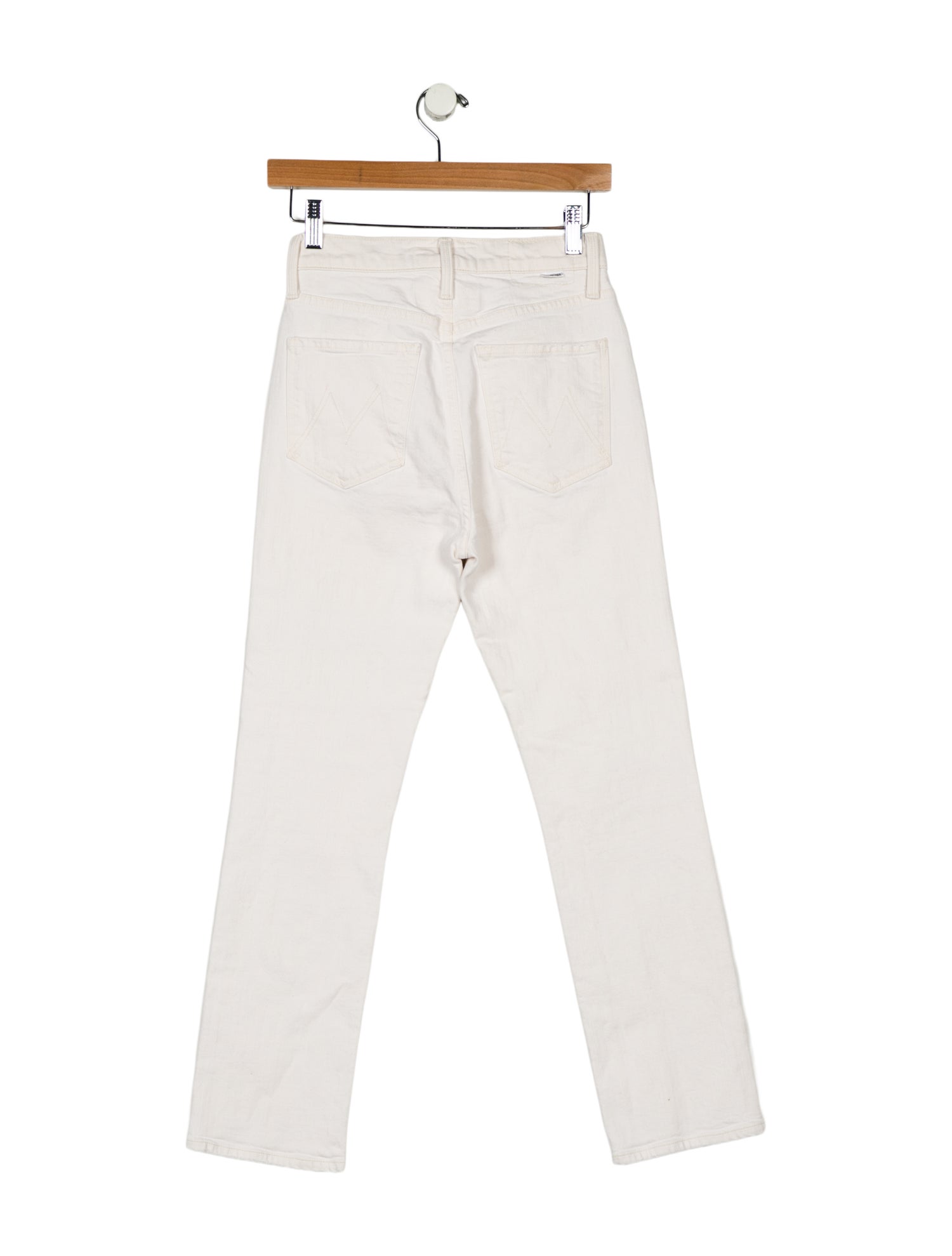 Mother Mid-Rise Straight Leg Jeans
