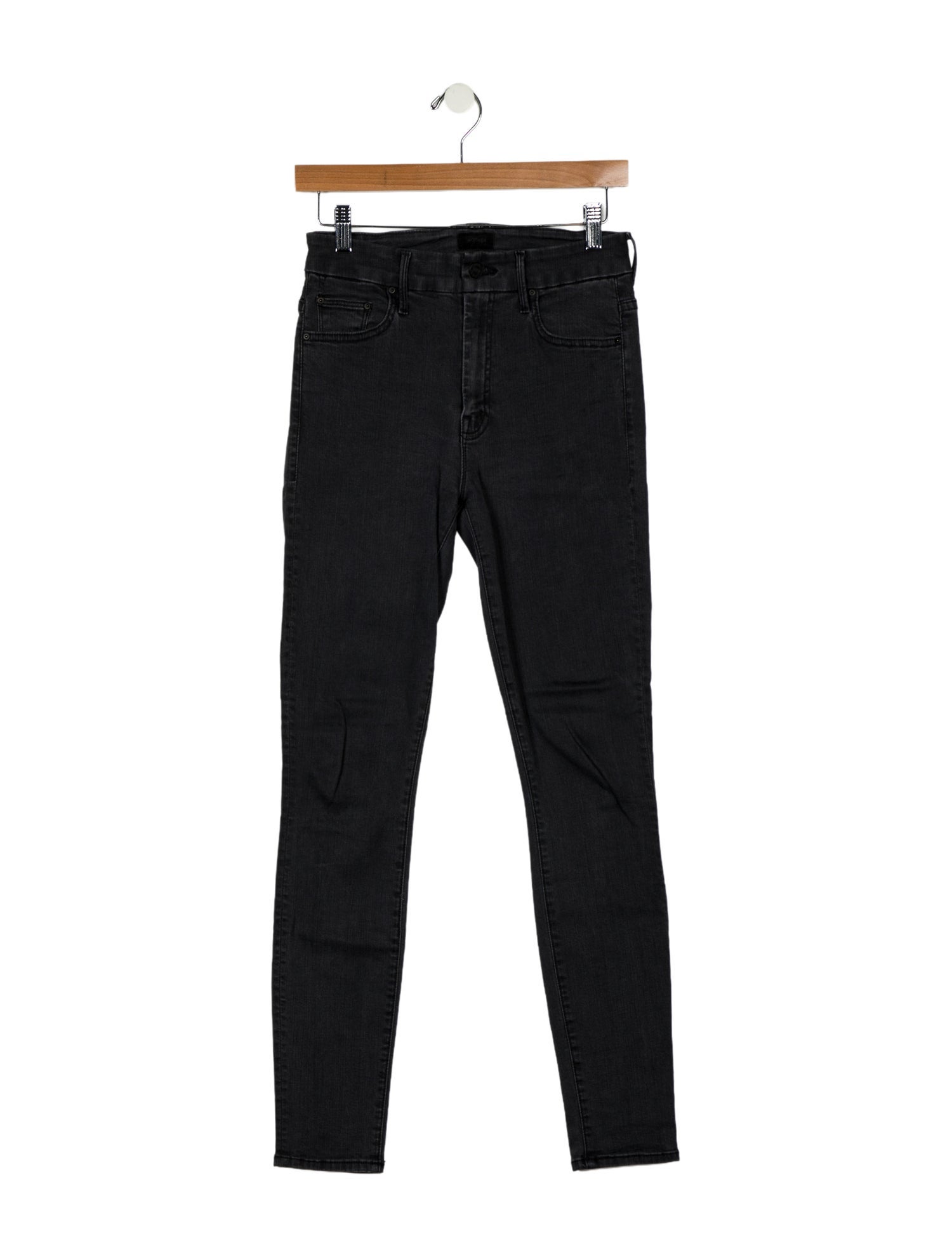 Mother Mid-Rise Skinny Leg Jeans