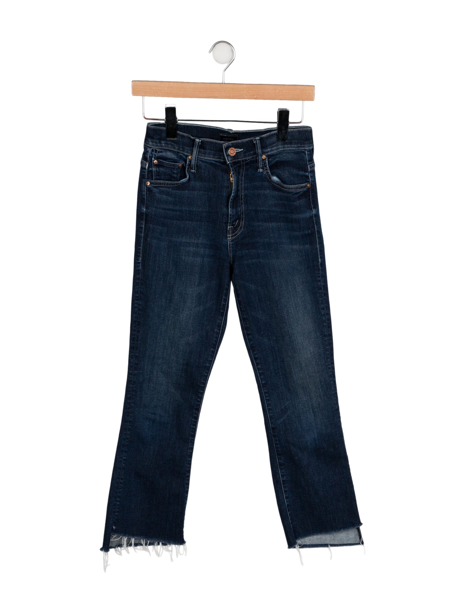 Mother High-Rise Straight Leg Jeans