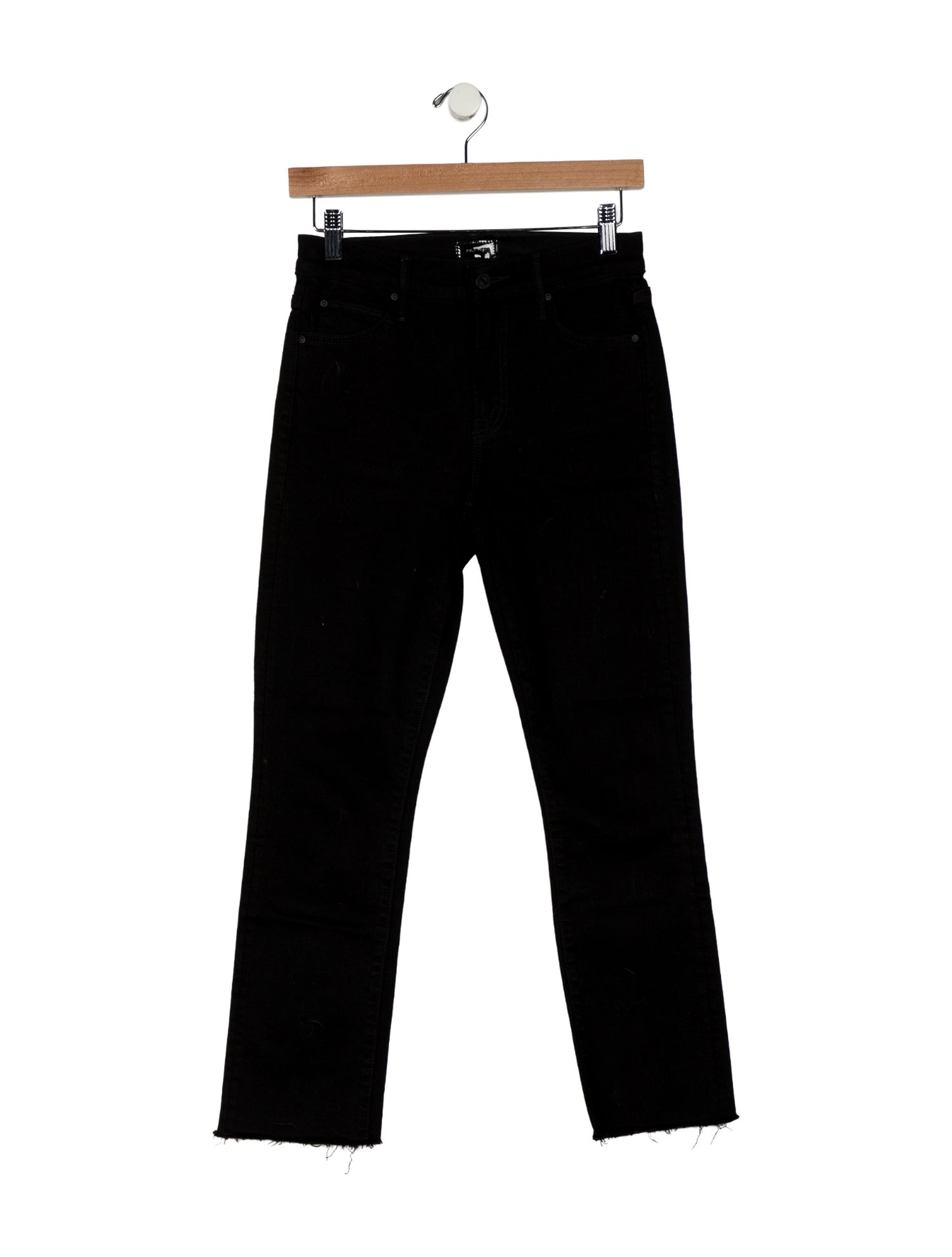 Mother Mid-Rise Straight Leg Jeans