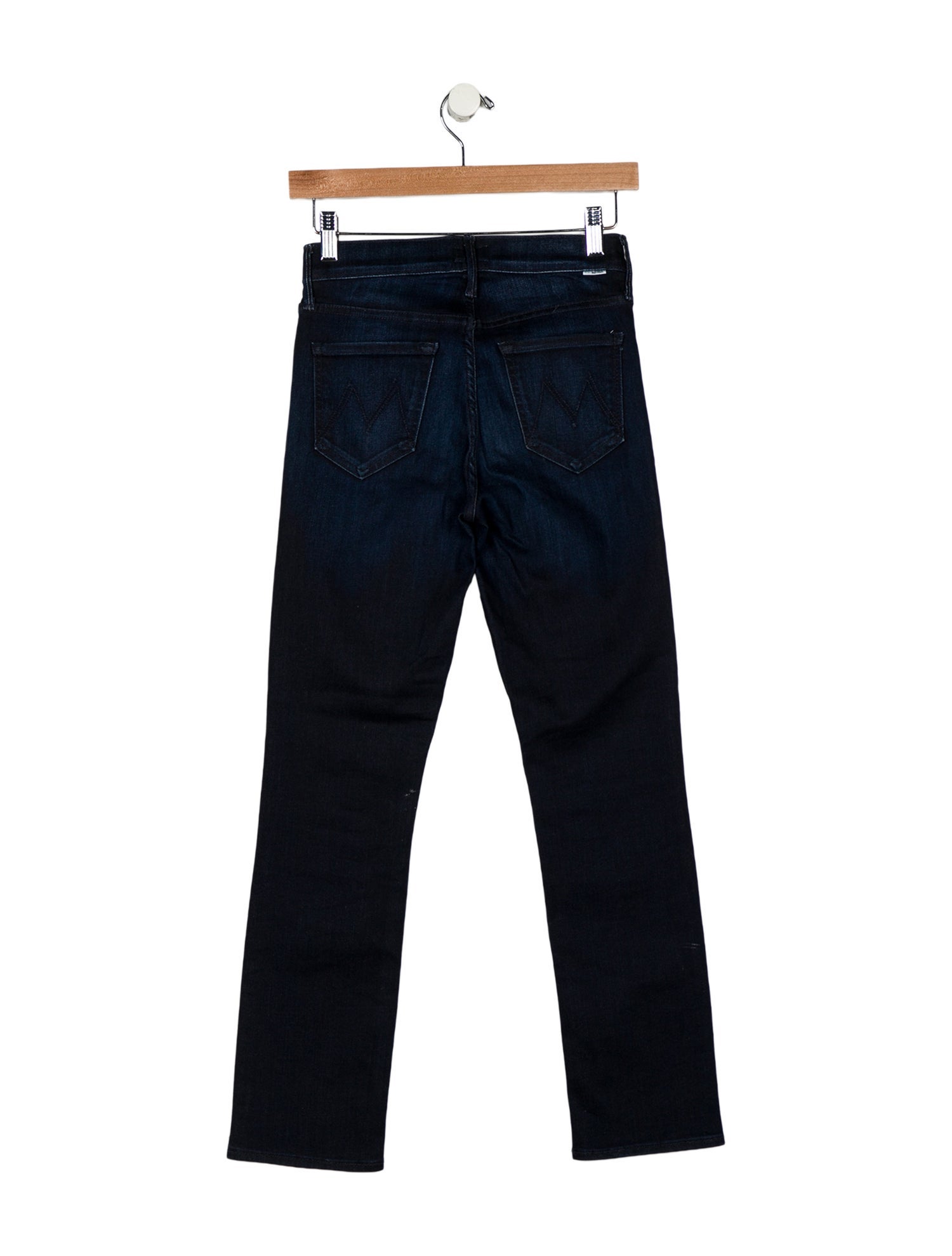 Mother Mid-Rise Straight Leg Jeans