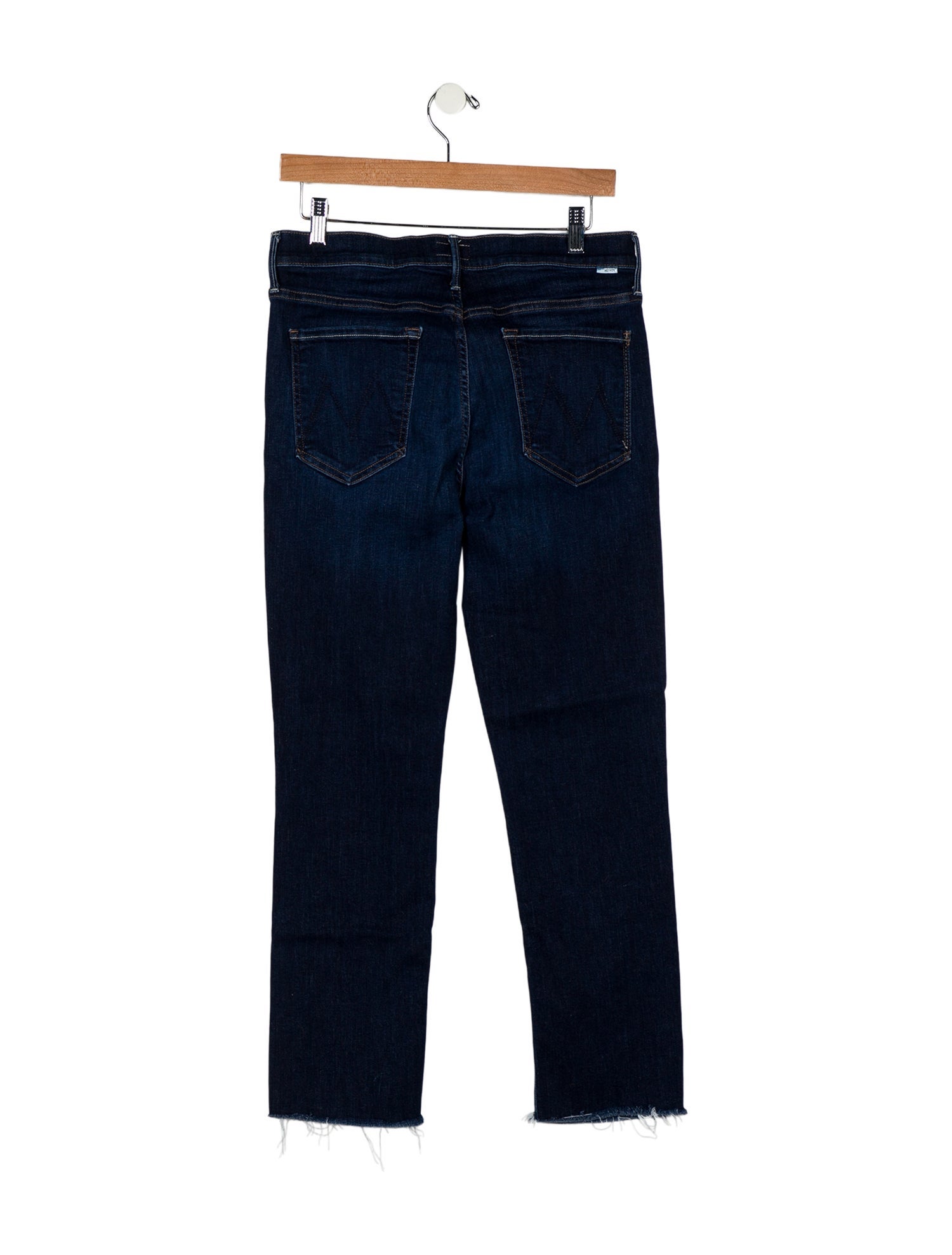 Mother Mid-Rise Straight Leg Jeans