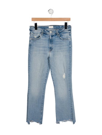 Mother Mid-Rise Straight Leg Jeans