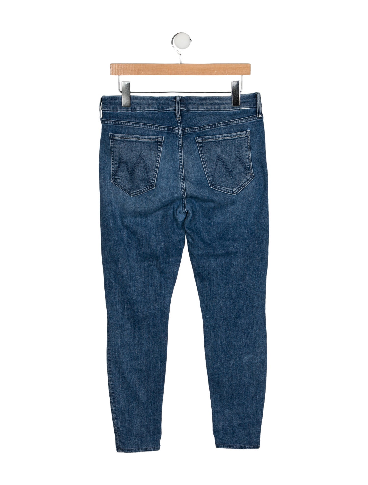 Mother Mid-Rise Skinny Leg Jeans