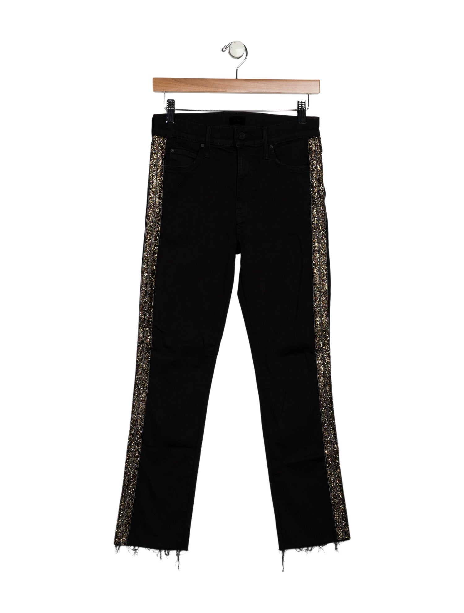 Mother Mid-Rise Straight Leg Jeans