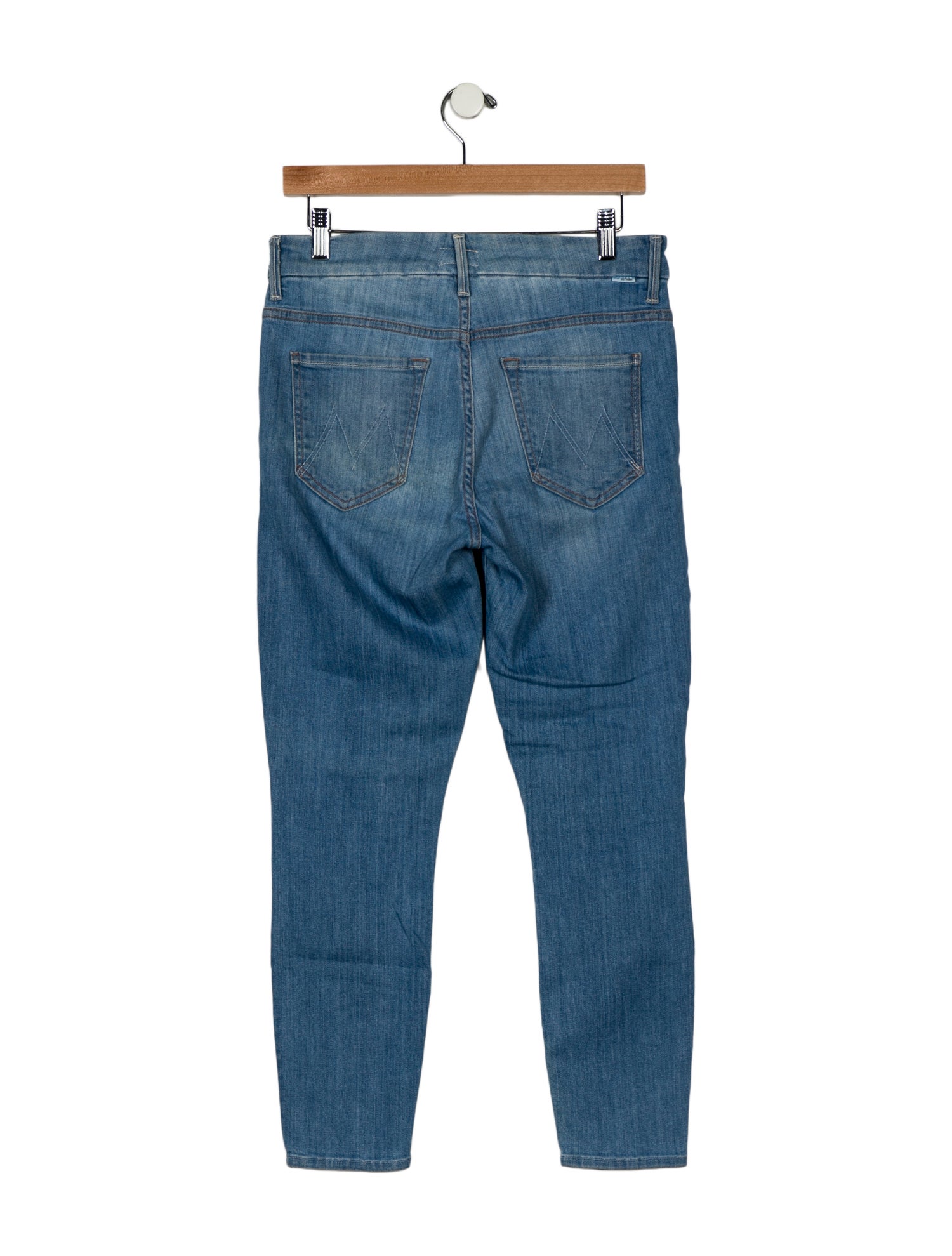 Mother Mid-Rise Skinny Leg Jeans