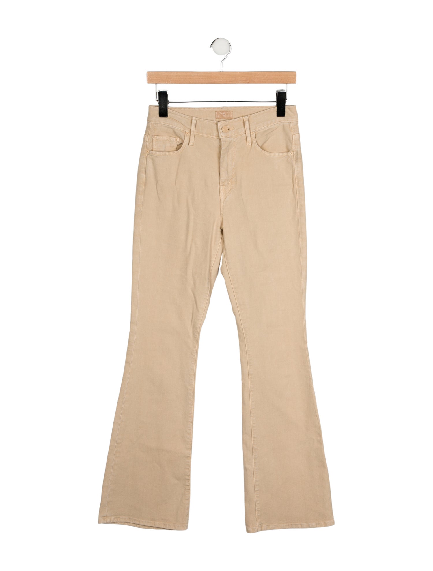 Mother Mid-Rise Wide Leg Jeans