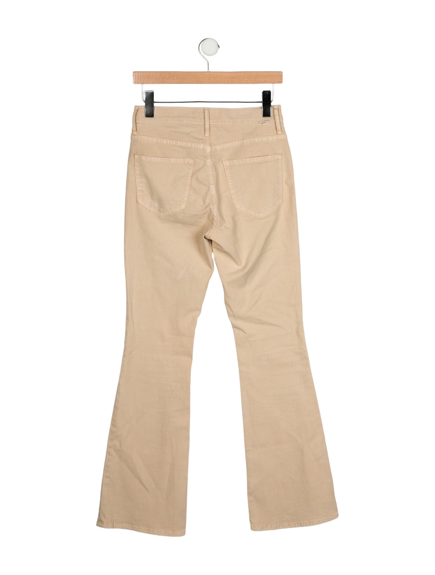 Mother Mid-Rise Wide Leg Jeans