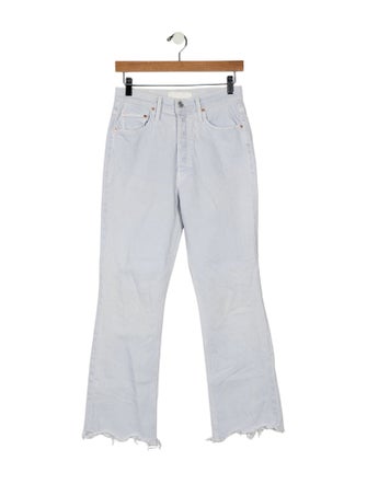 Mother High-Rise Straight Leg Jeans