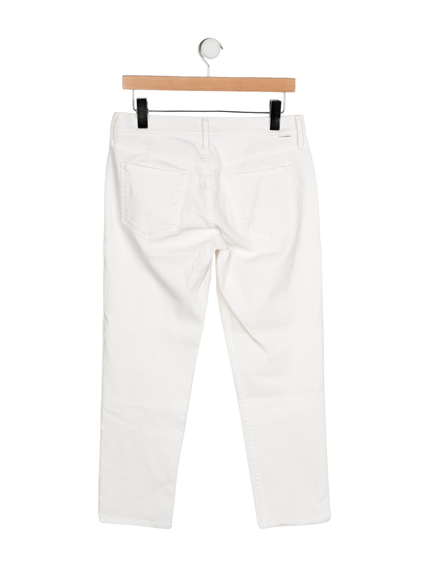 Mother Mid-Rise Straight Leg Jeans