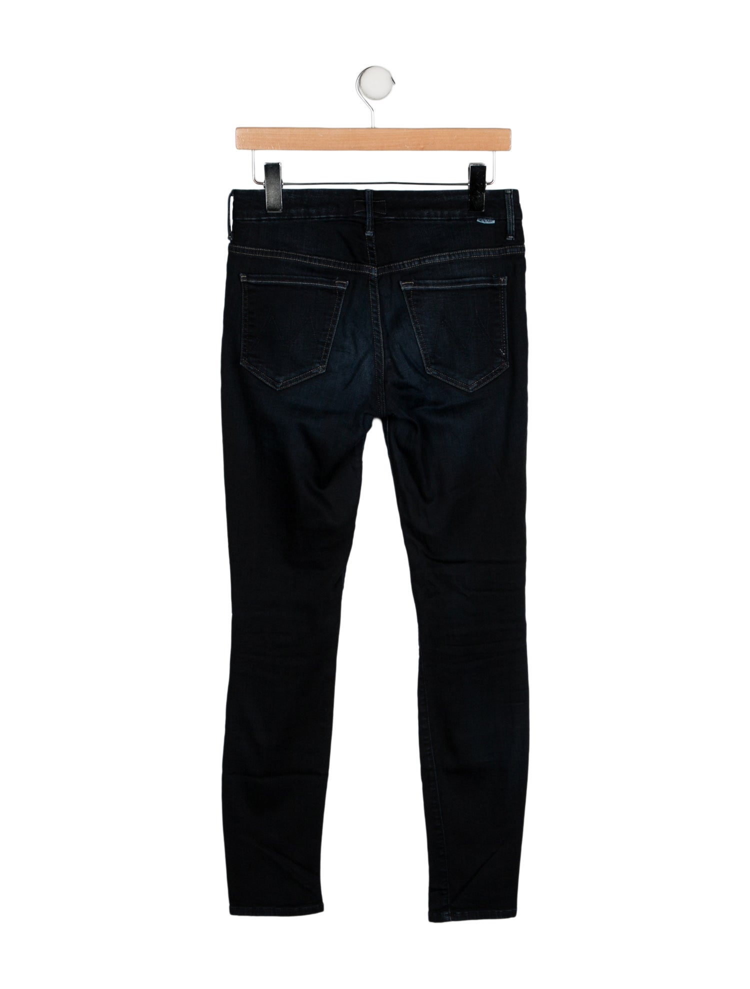 Mother Mid-Rise Straight Leg Jeans