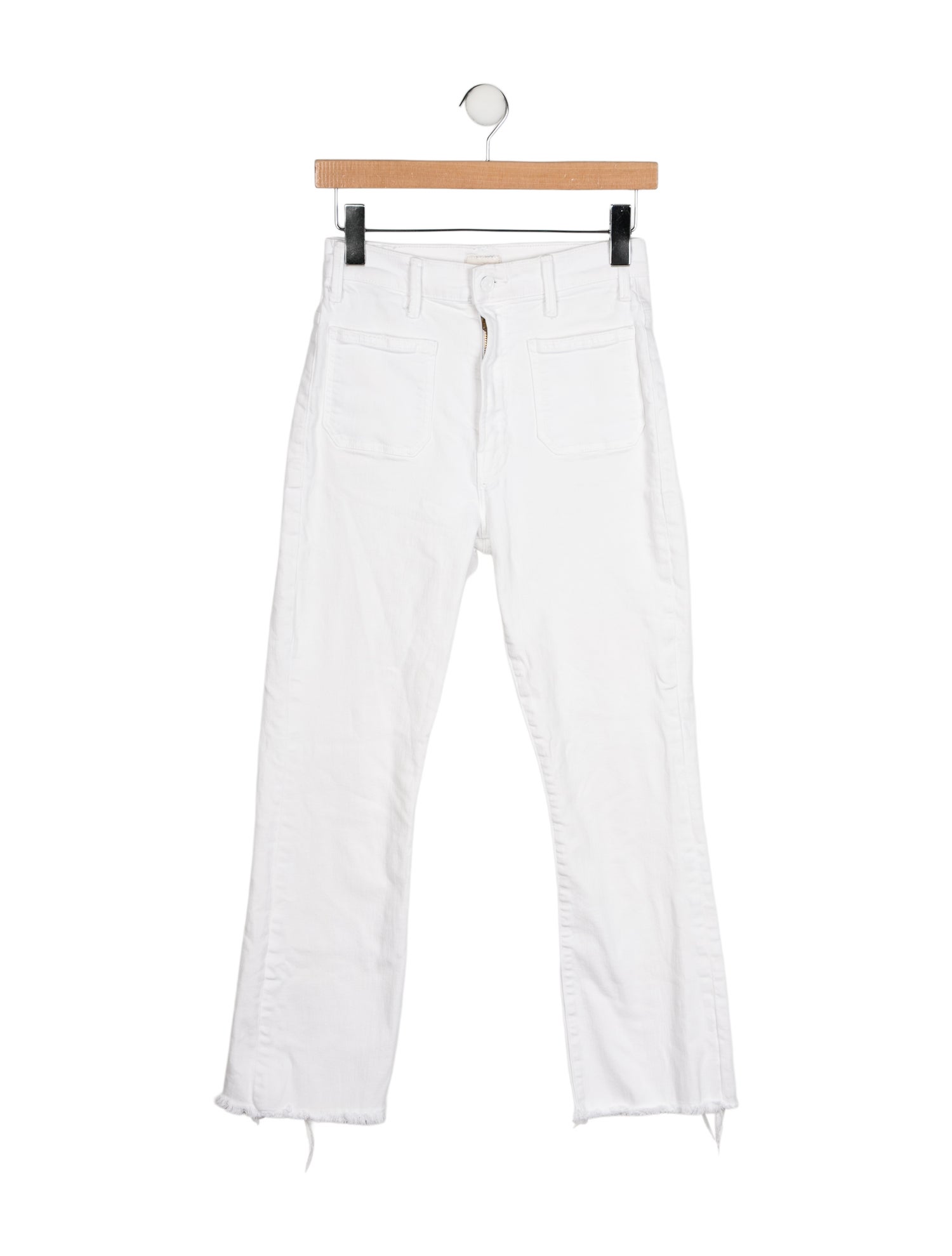 Mother Mid-Rise Straight Leg Jeans