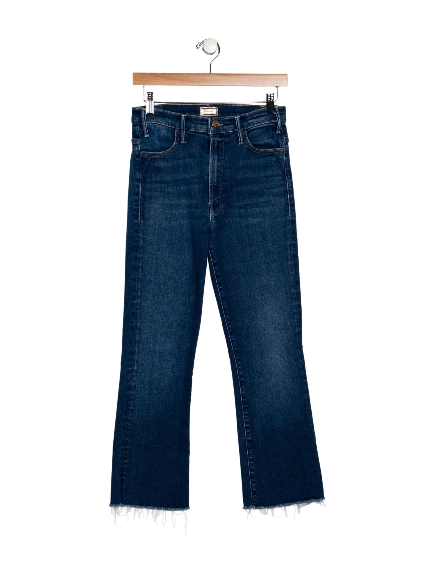 Mother Mid-Rise Straight Leg Jeans