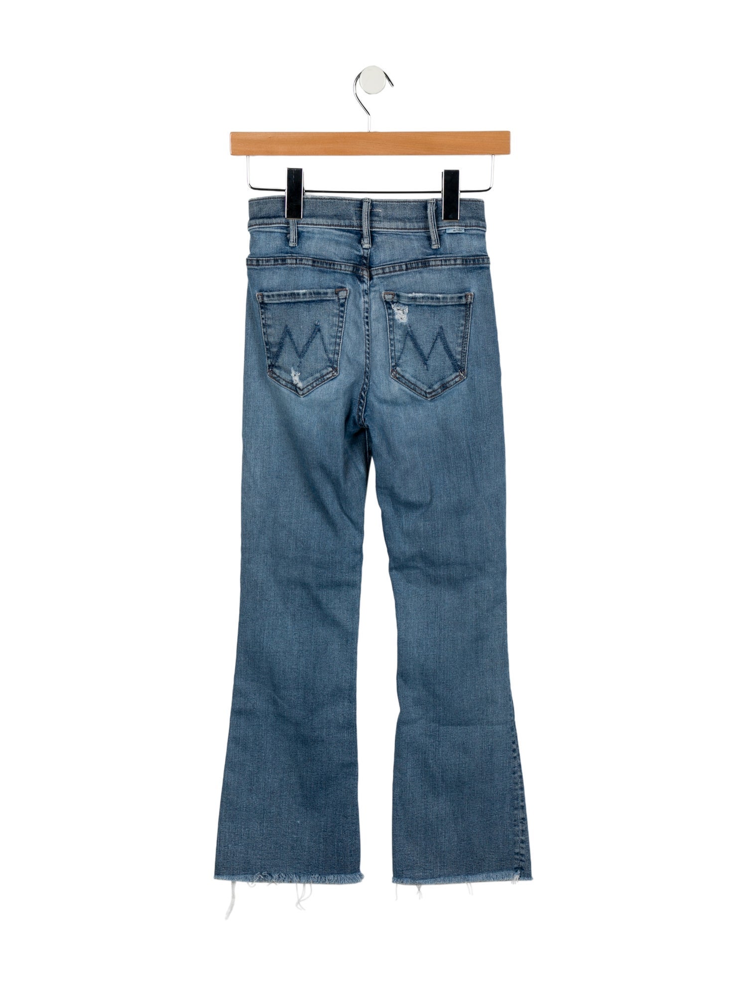 Mother Mid-Rise Straight Leg Jeans