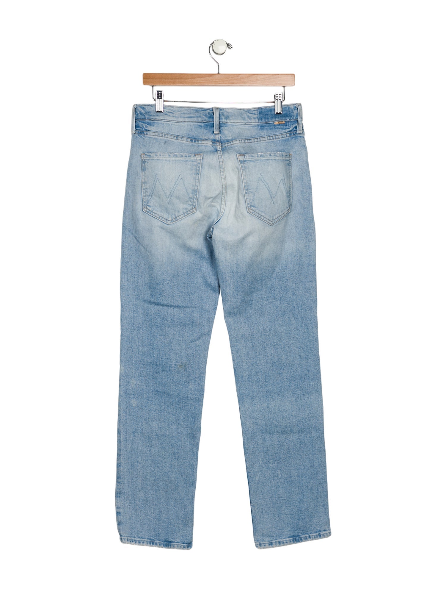 Mother Mid-Rise Wide Leg Jeans