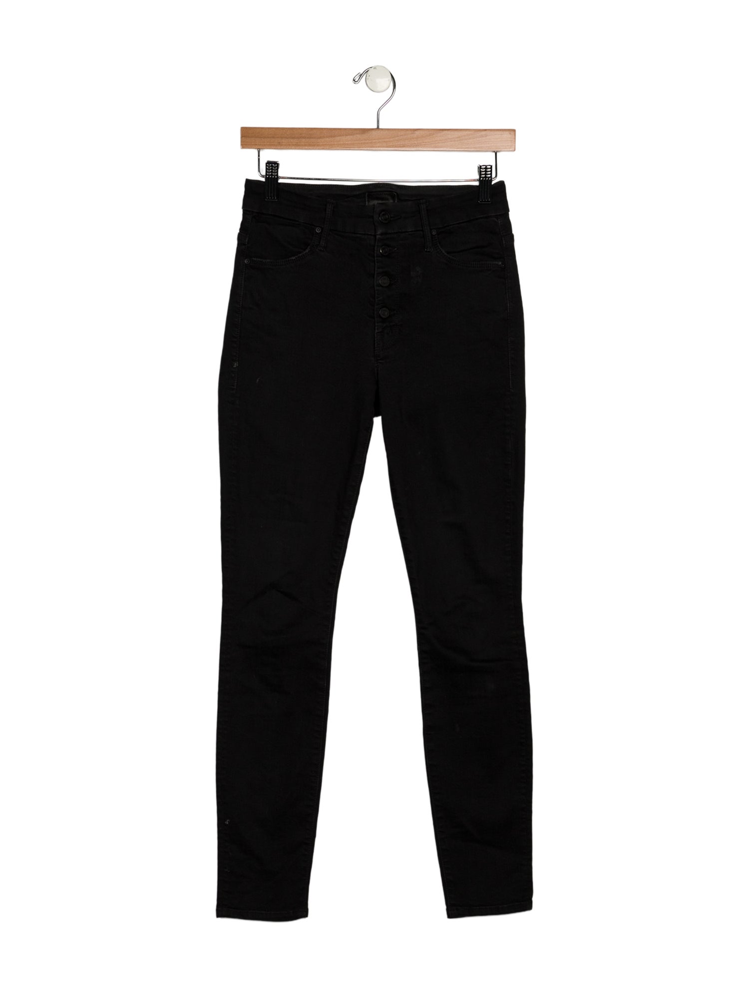 Mother Mid-Rise Skinny Leg Jeans