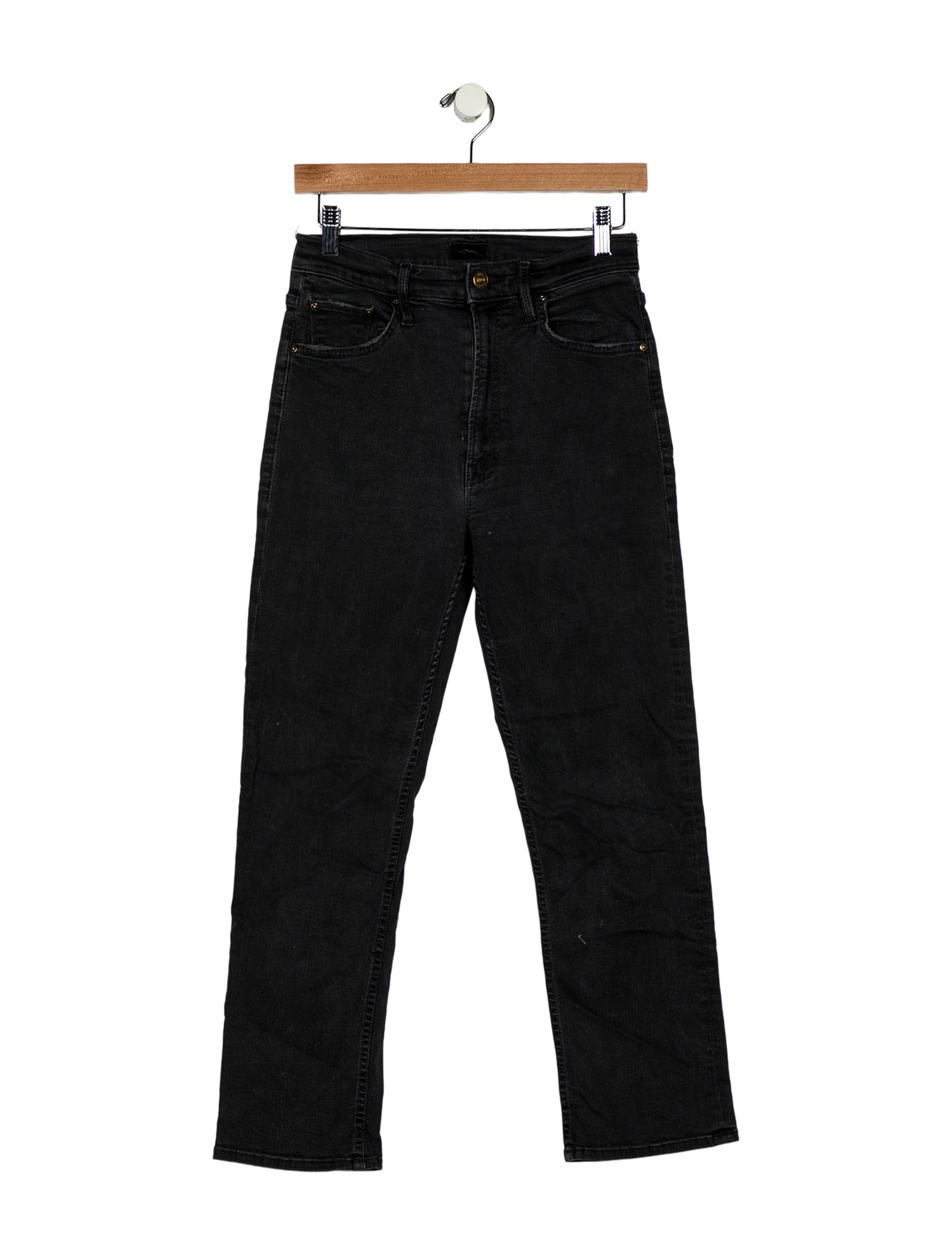 Mother High-Rise Straight Leg Jeans