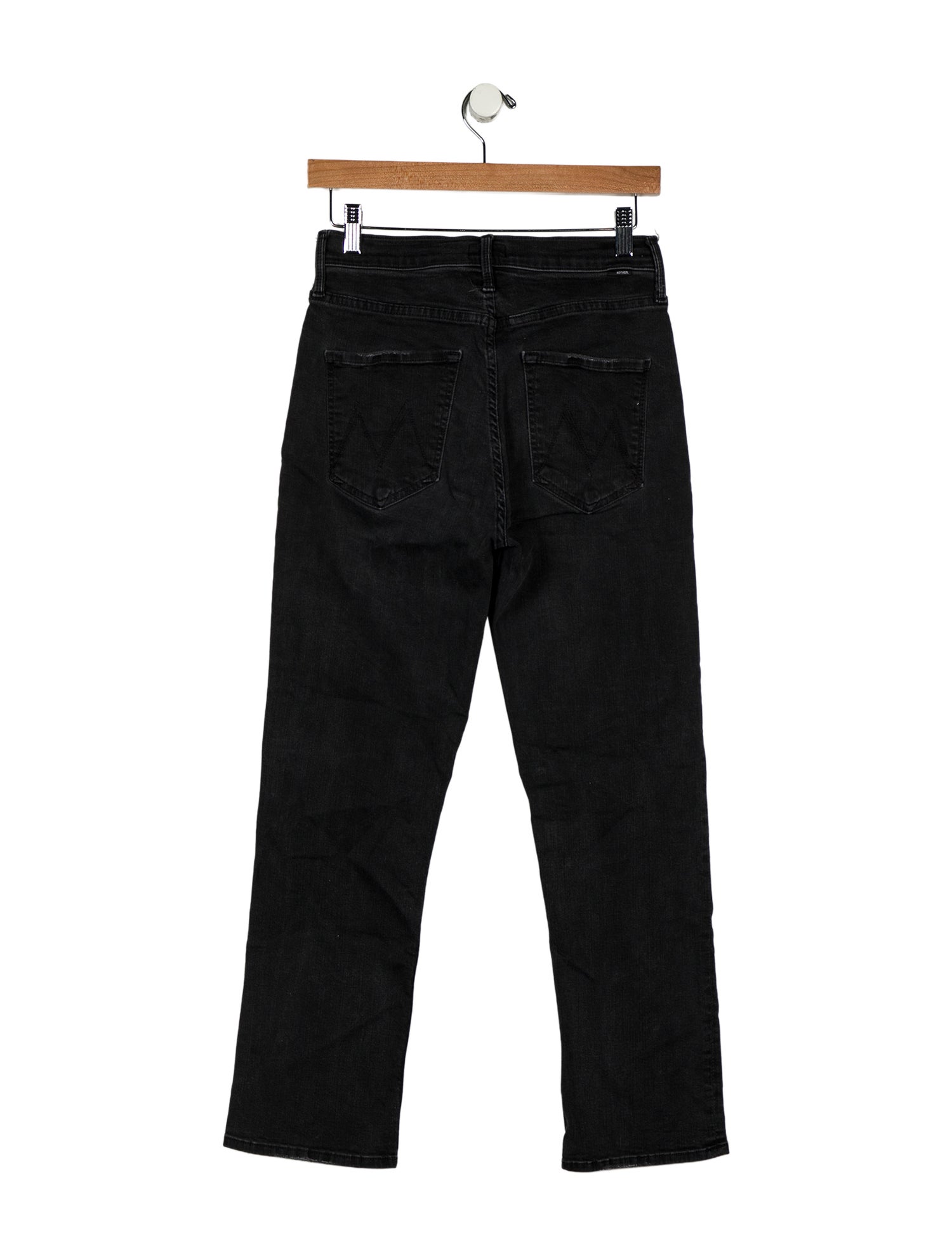 Mother High-Rise Straight Leg Jeans