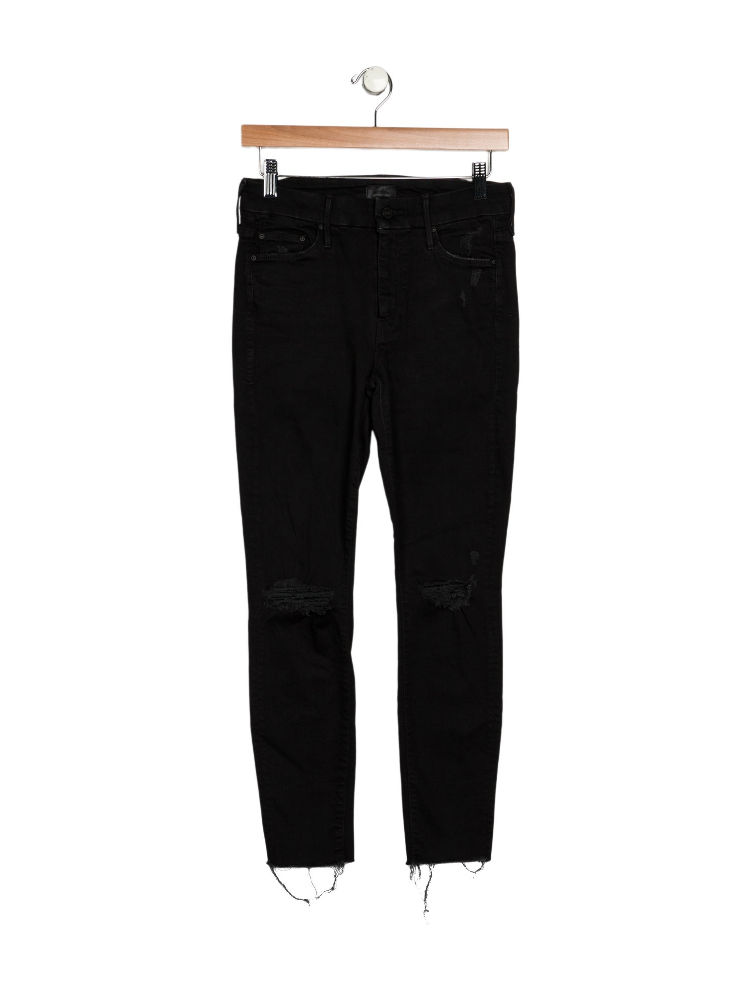 Mother Mid-Rise Skinny Leg Jeans