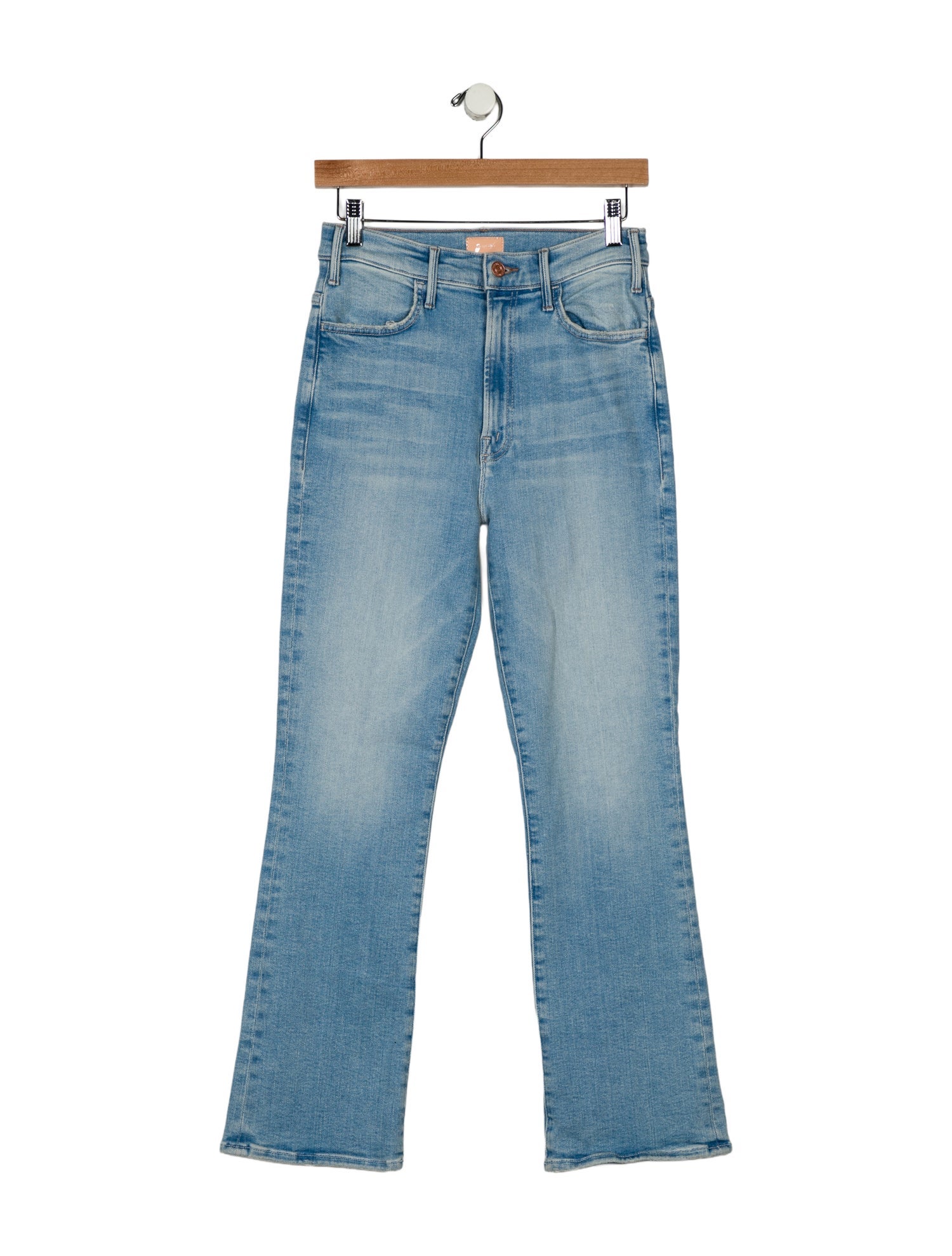 Mother Mid-Rise Straight Leg Jeans