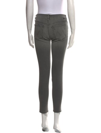 Mother Mid-Rise Skinny Leg Jeans
