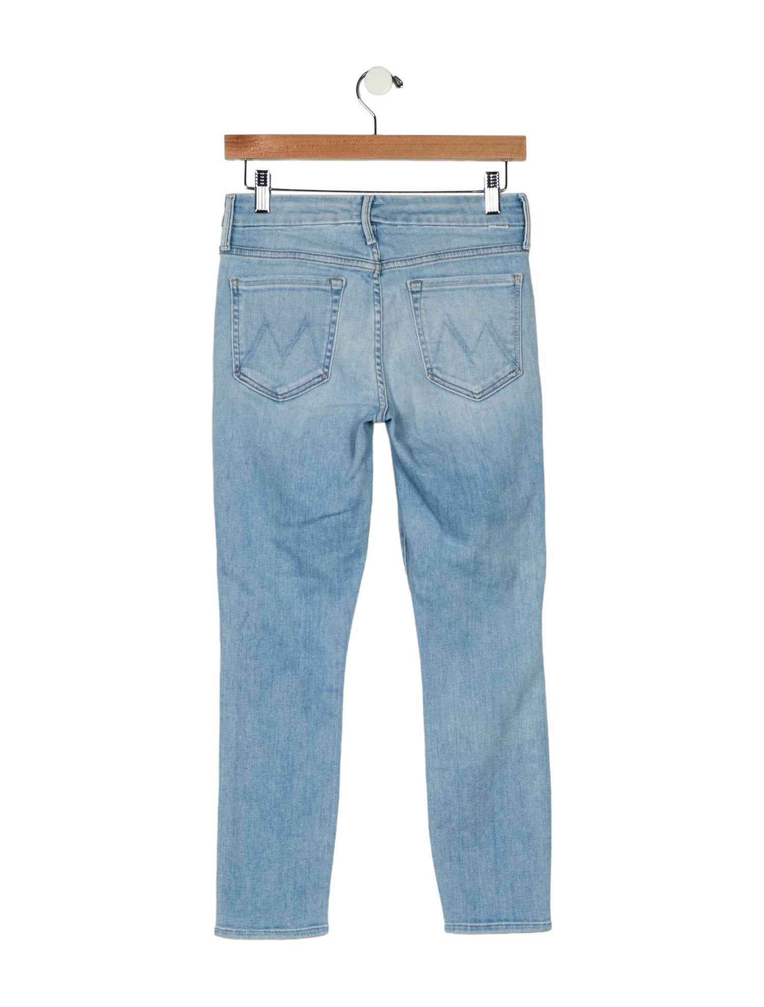 Mother Mid-Rise Skinny Leg Jeans