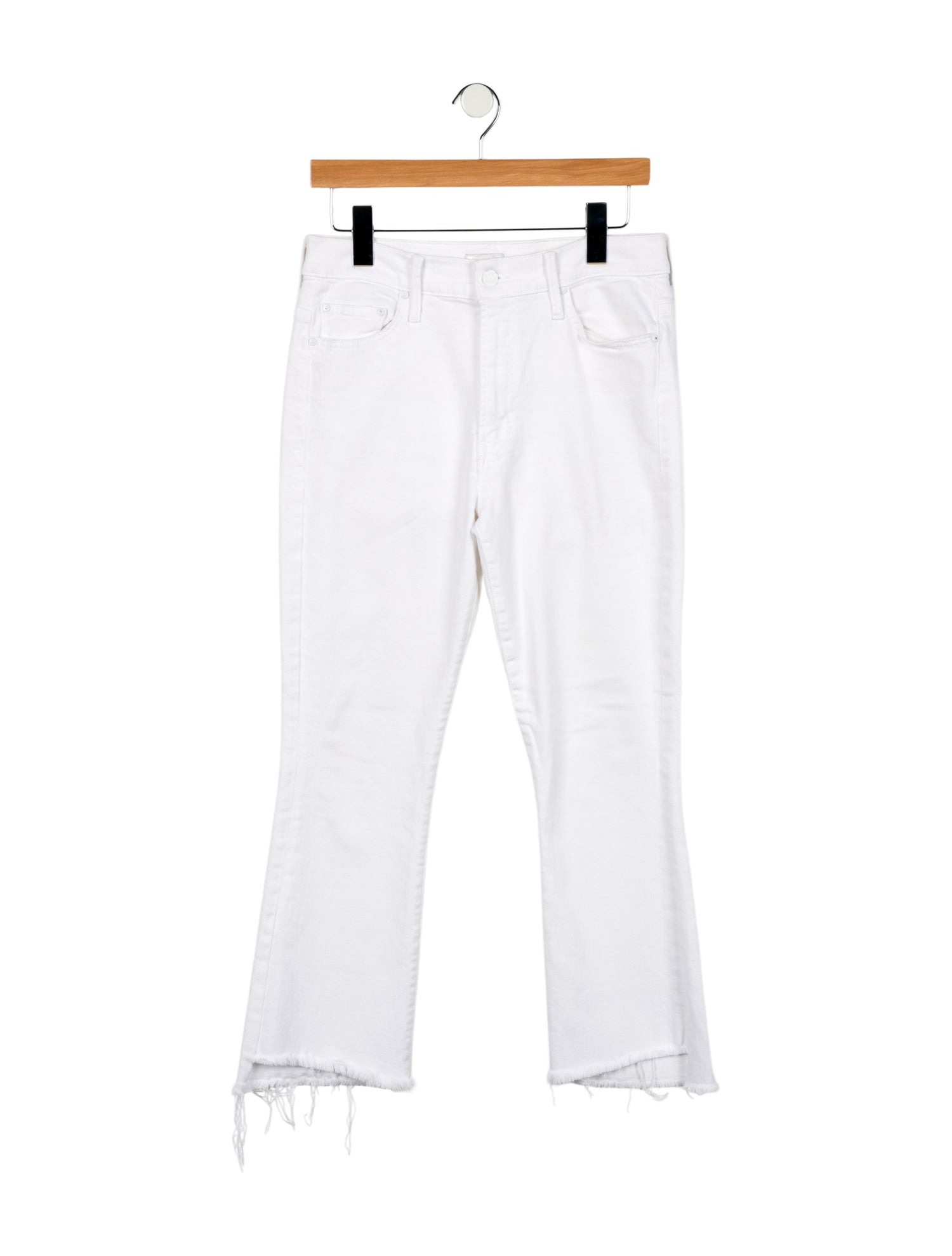 Mother Mid-Rise Straight Leg Jeans