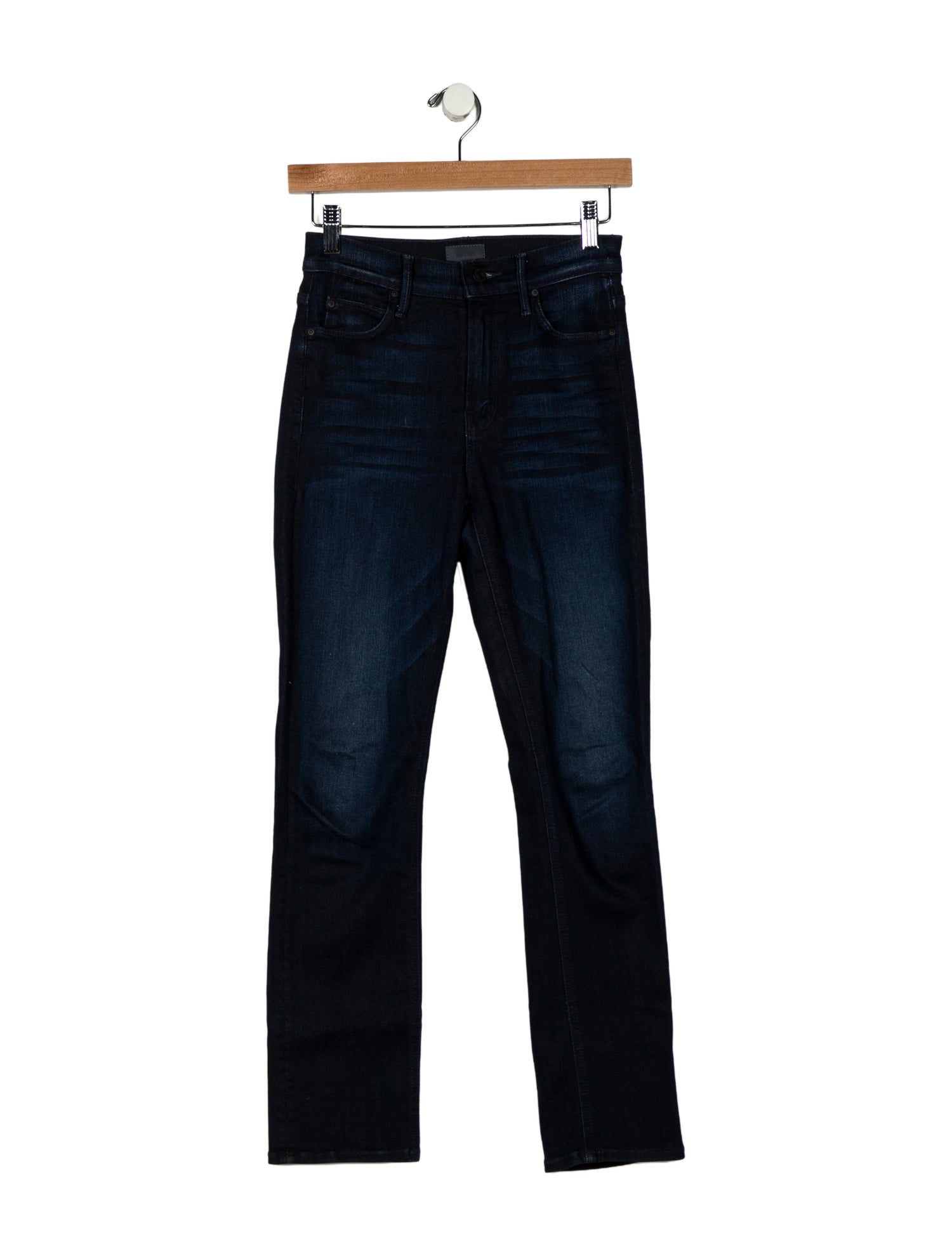 Mother Mid-Rise Straight Leg Jeans