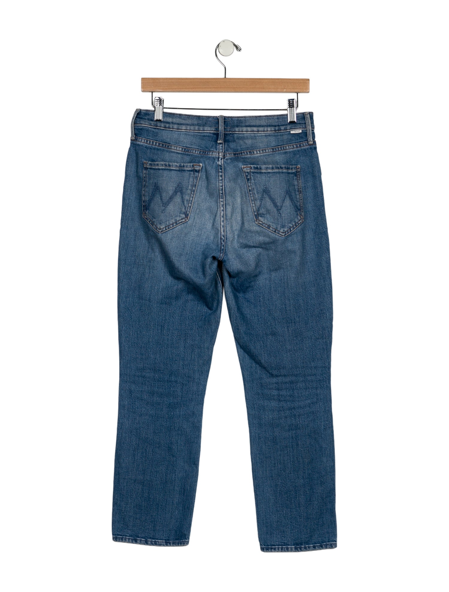 Mother High-Rise Straight Leg Jeans