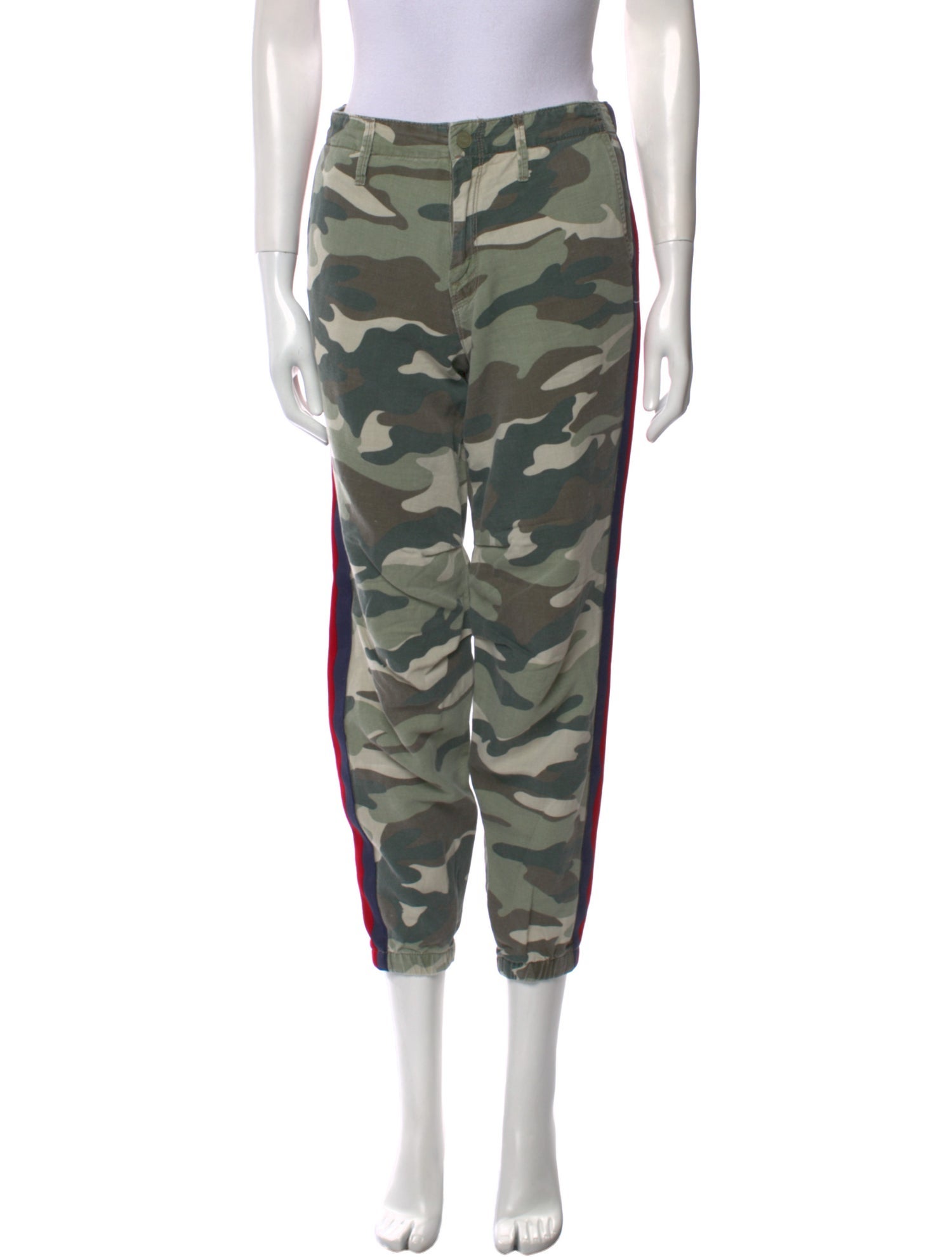 Mother Printed Skinny Leg Pants
