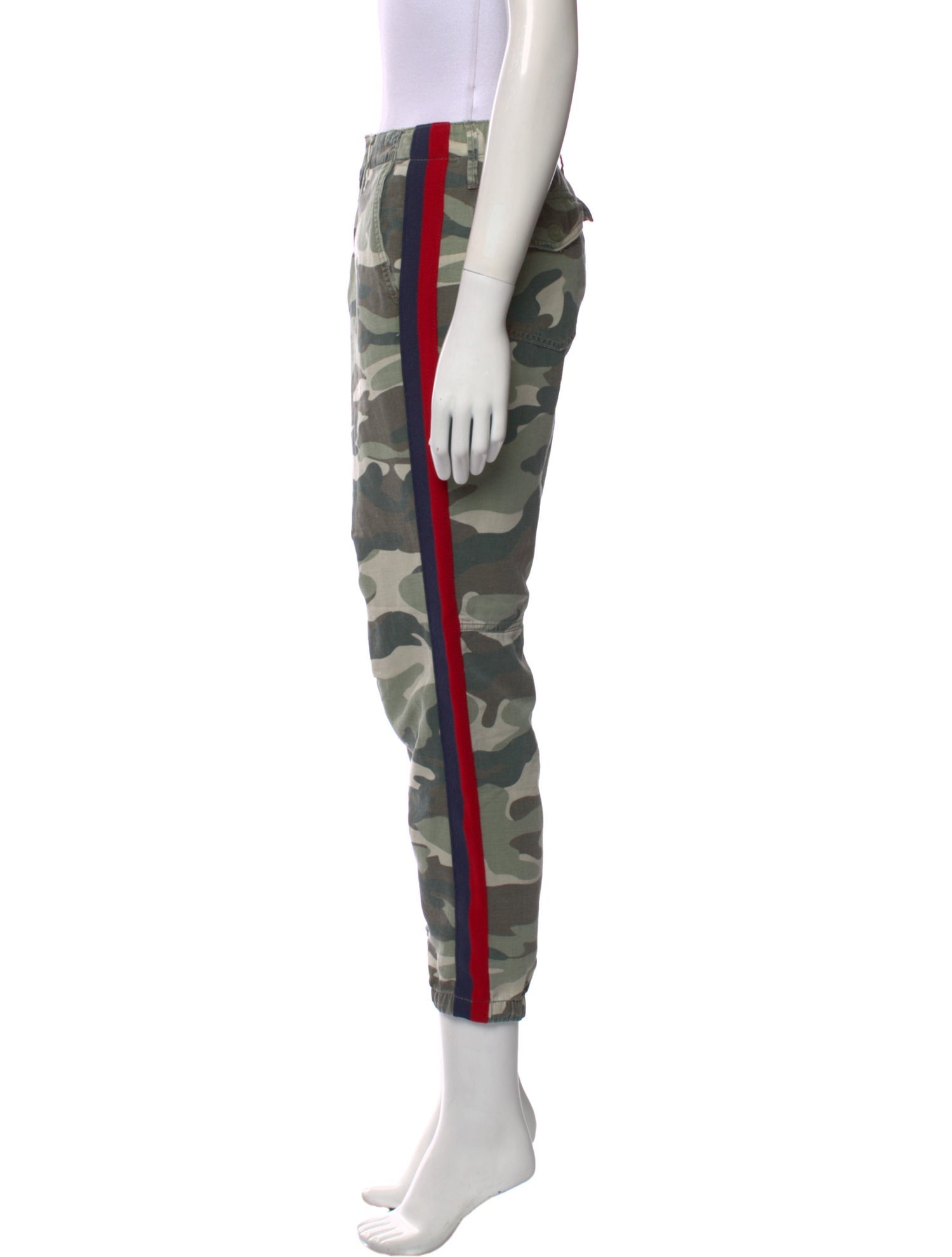 Mother Printed Skinny Leg Pants