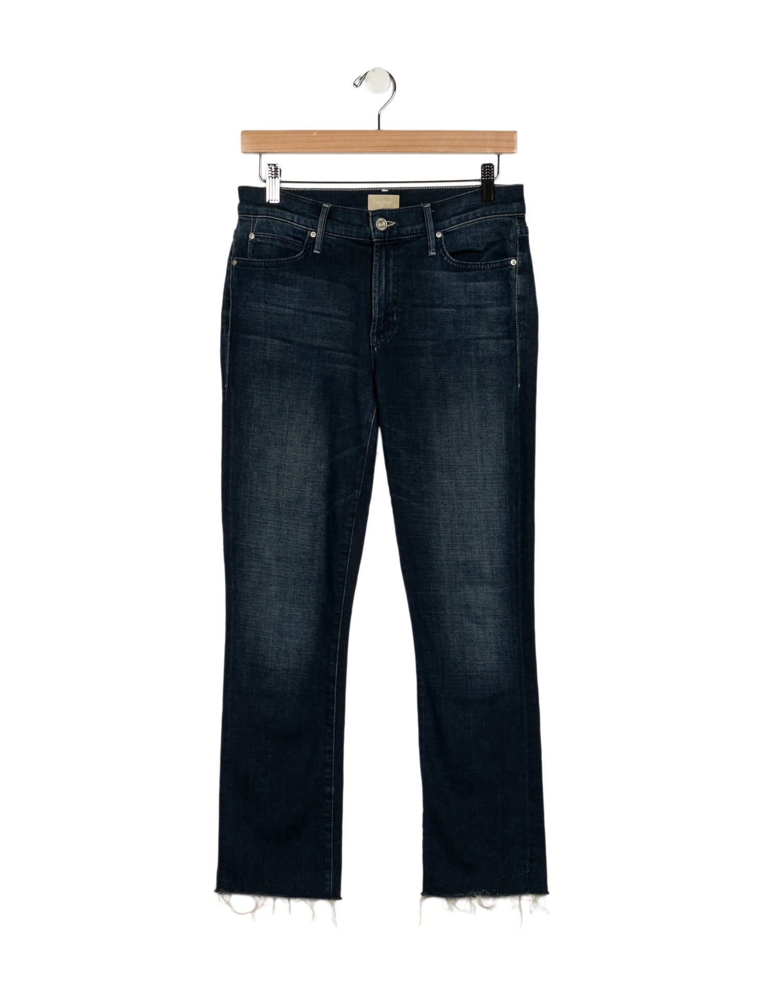 Mother Mid-Rise Straight Leg Jeans