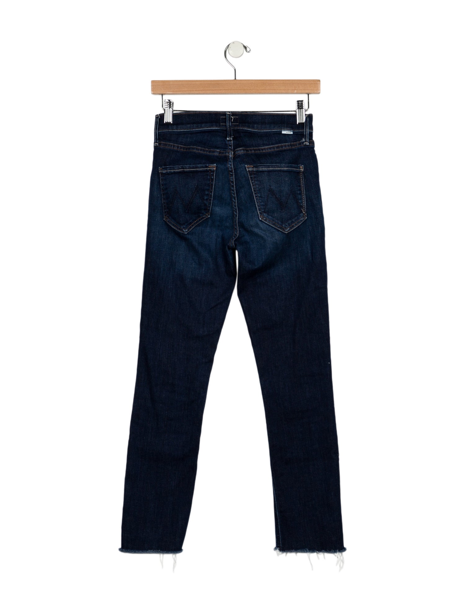 Mother Mid-Rise Straight Leg Jeans