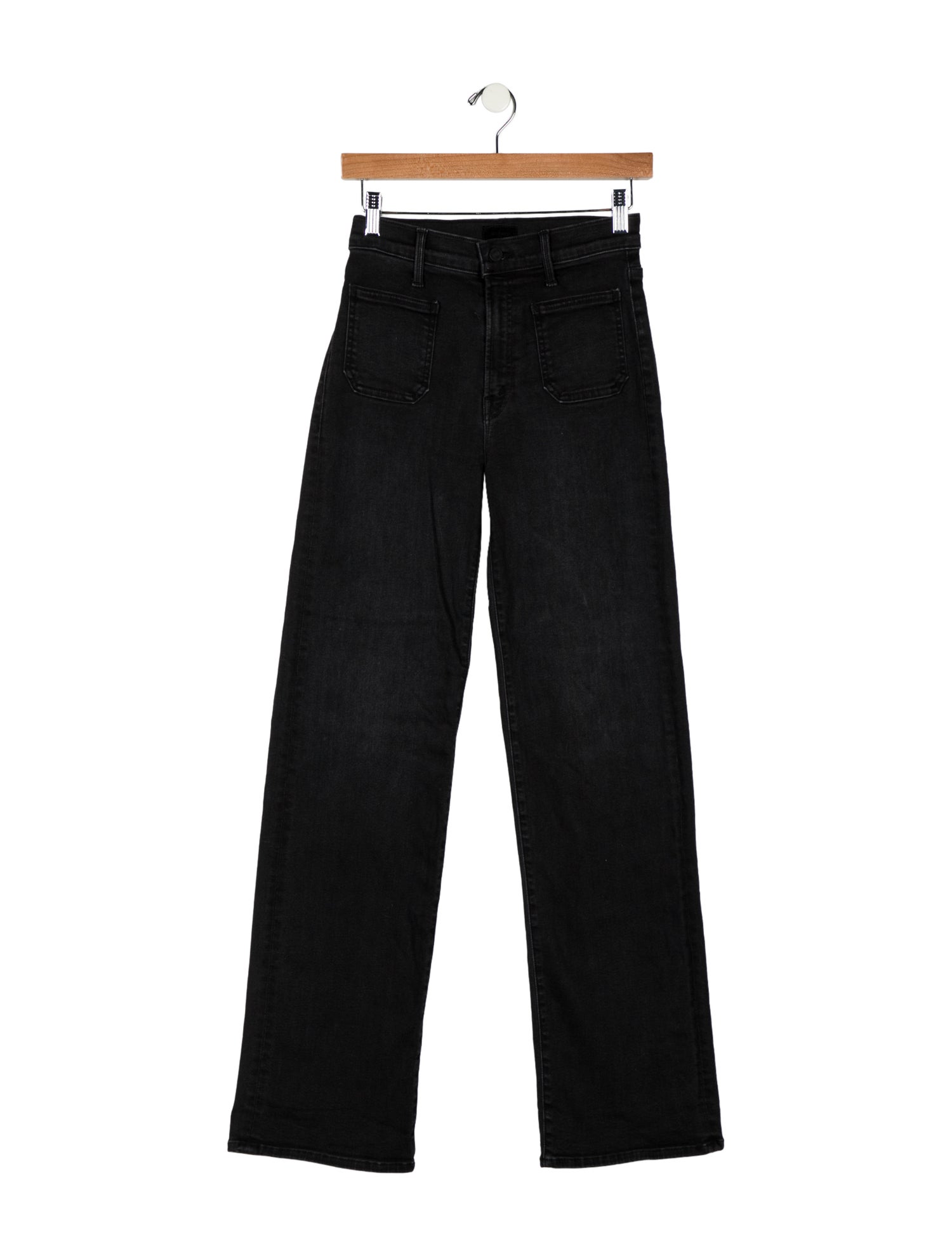 Mother Mid-Rise Straight Leg Jeans