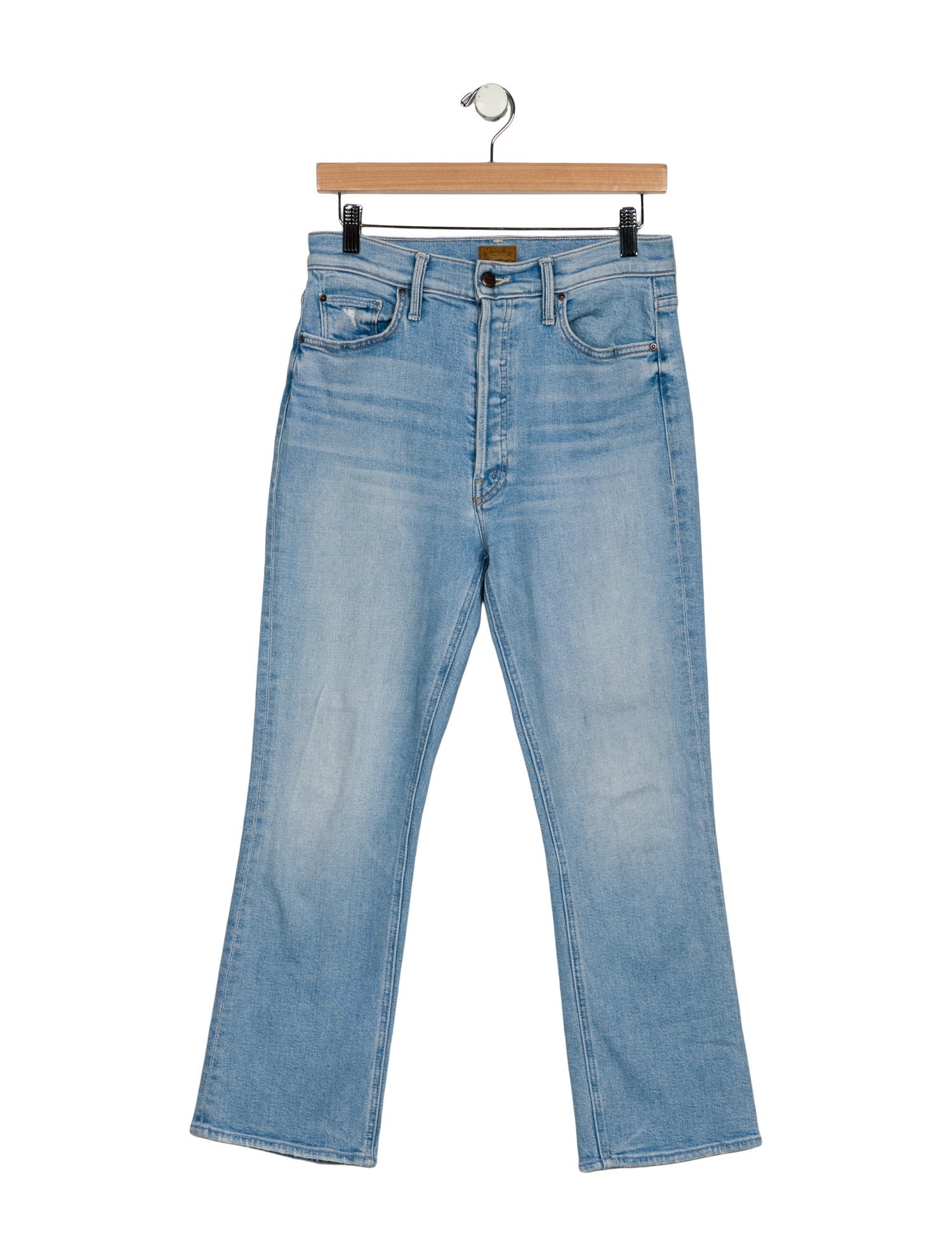 Mother High-Rise Straight Leg Jeans
