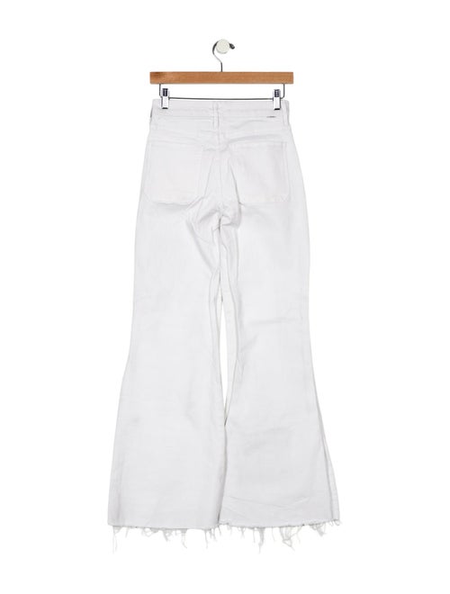 Mother Mid-Rise Wide Leg Jeans