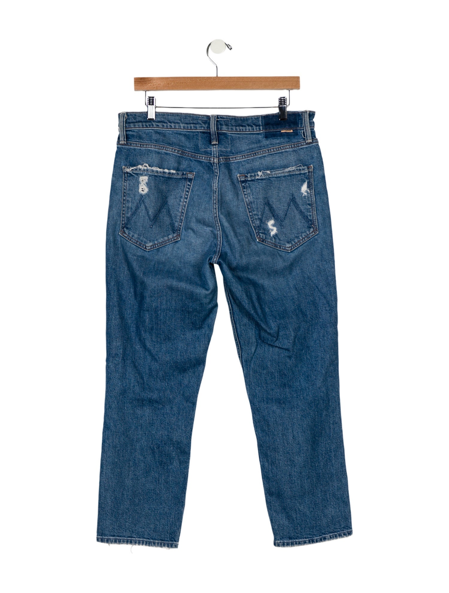 Mother High-Rise Straight Leg Jeans