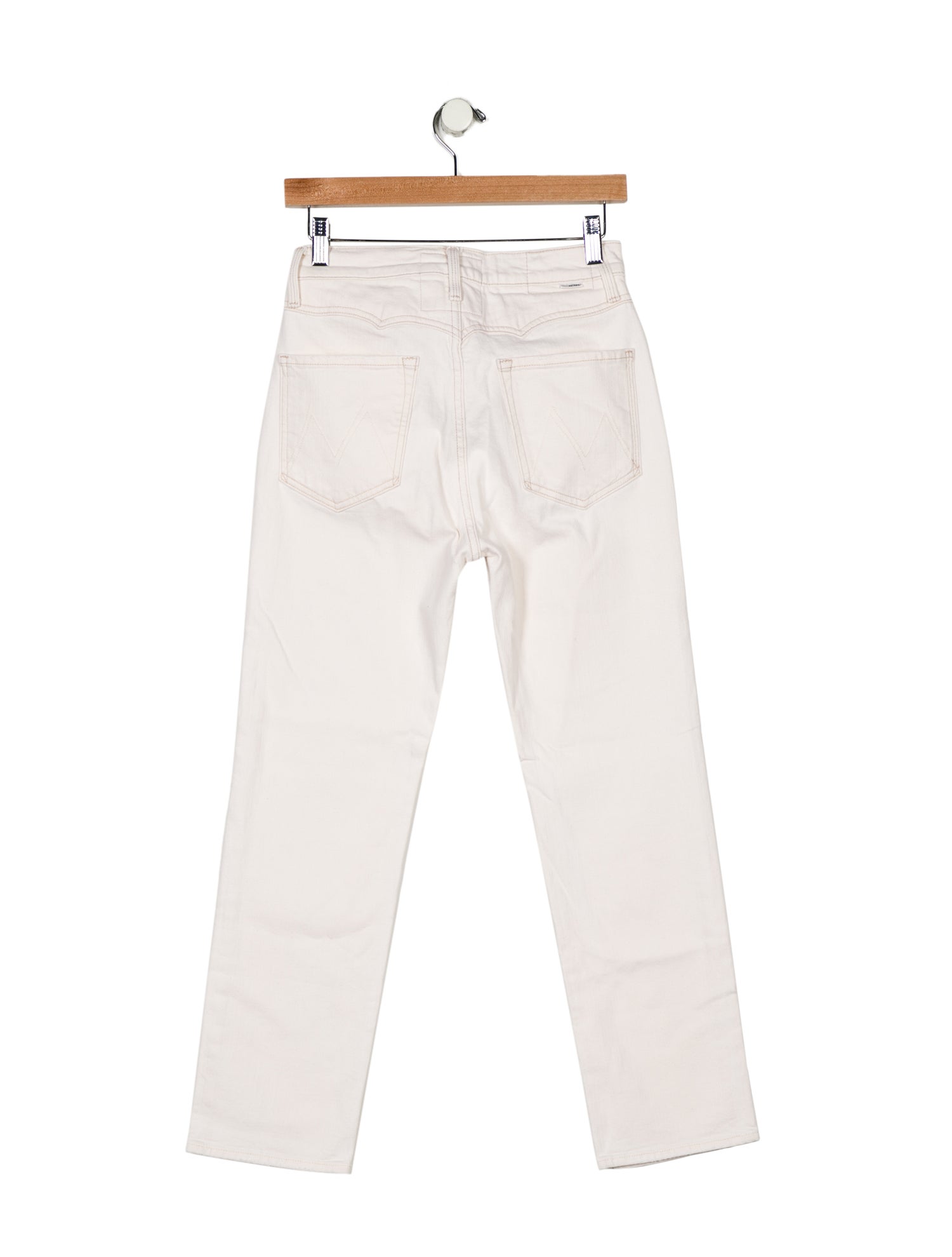 Mother High-Rise Straight Leg Jeans
