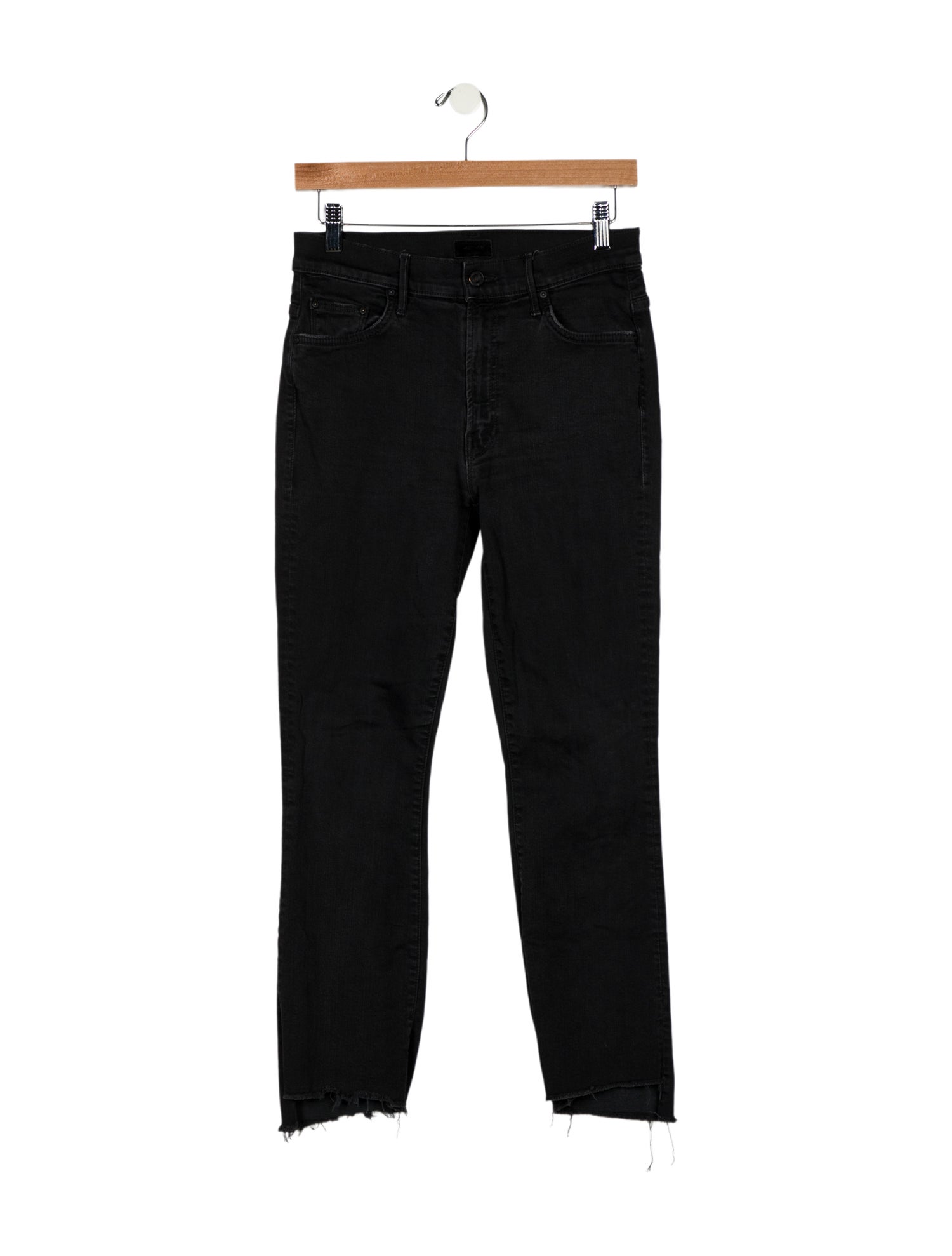 Mother Mid-Rise Straight Leg Jeans