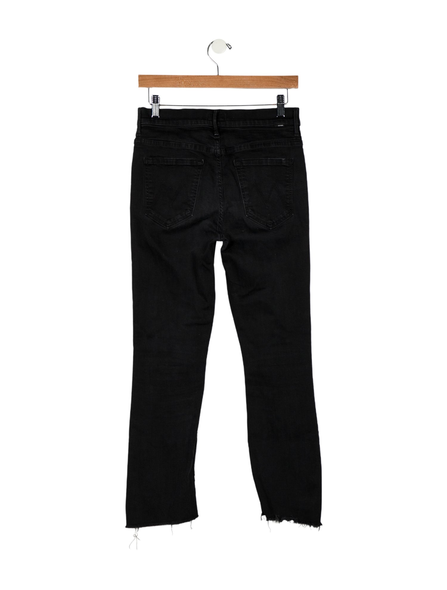 Mother Mid-Rise Straight Leg Jeans